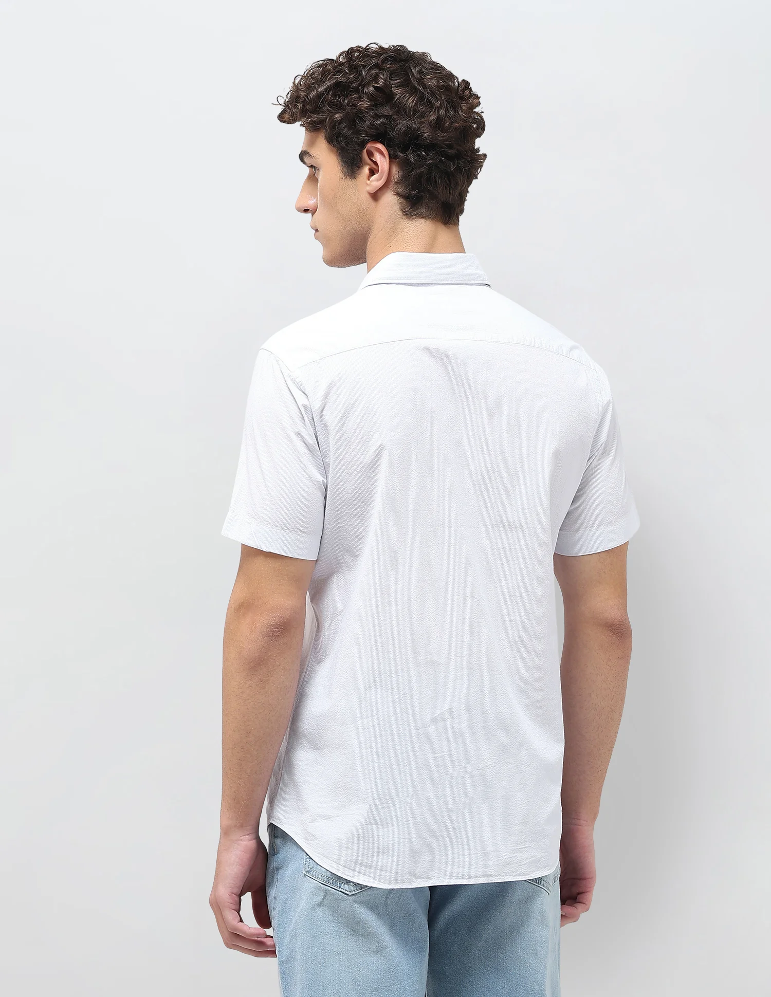 Pinstriped Seersucker Shirt - Image 5