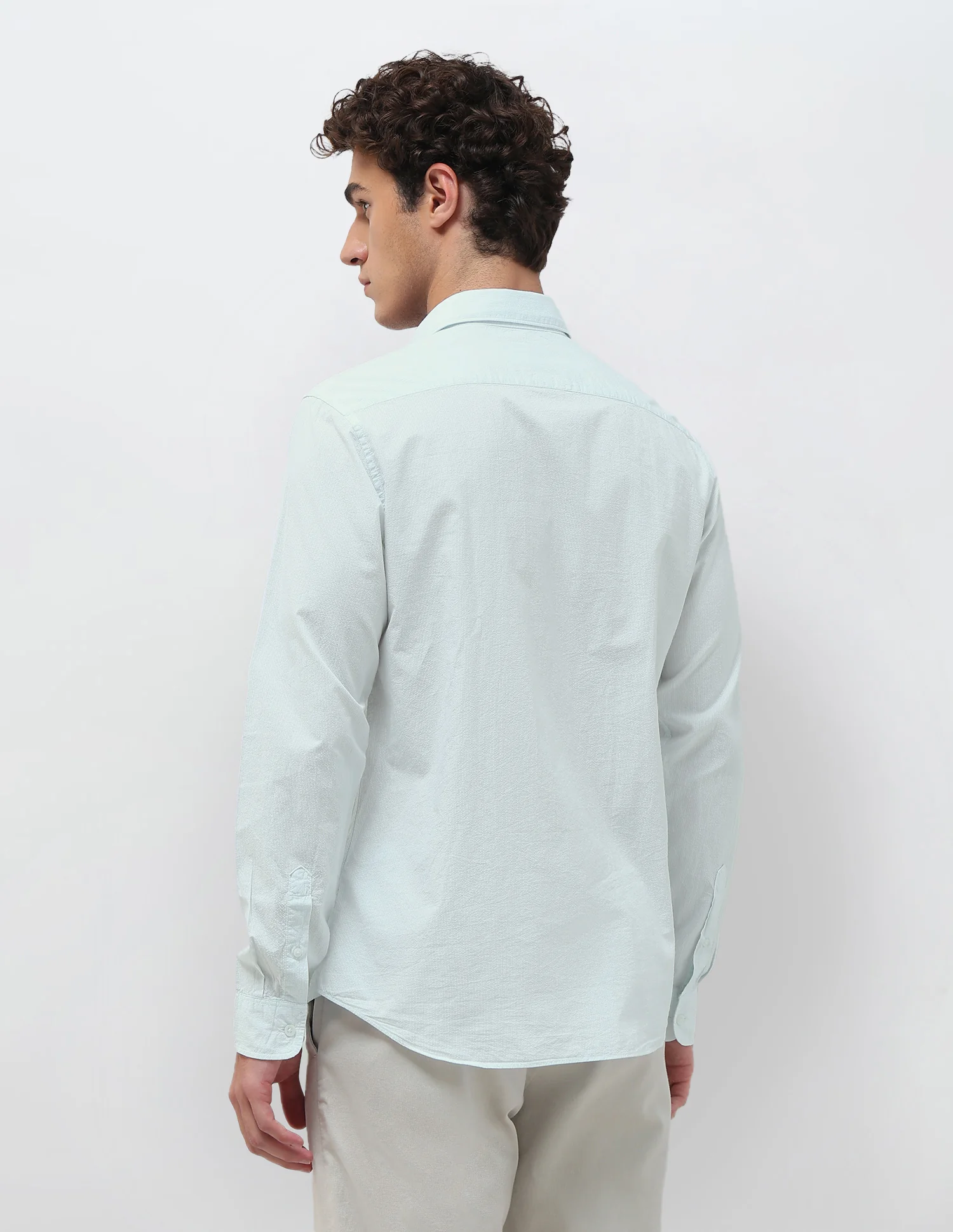 Pinstriped Seersucker Shirt - Image 5