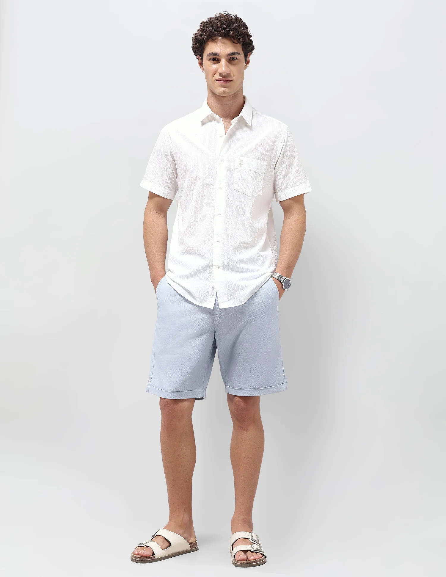 Pinstriped Seersucker Shirt - Image 3