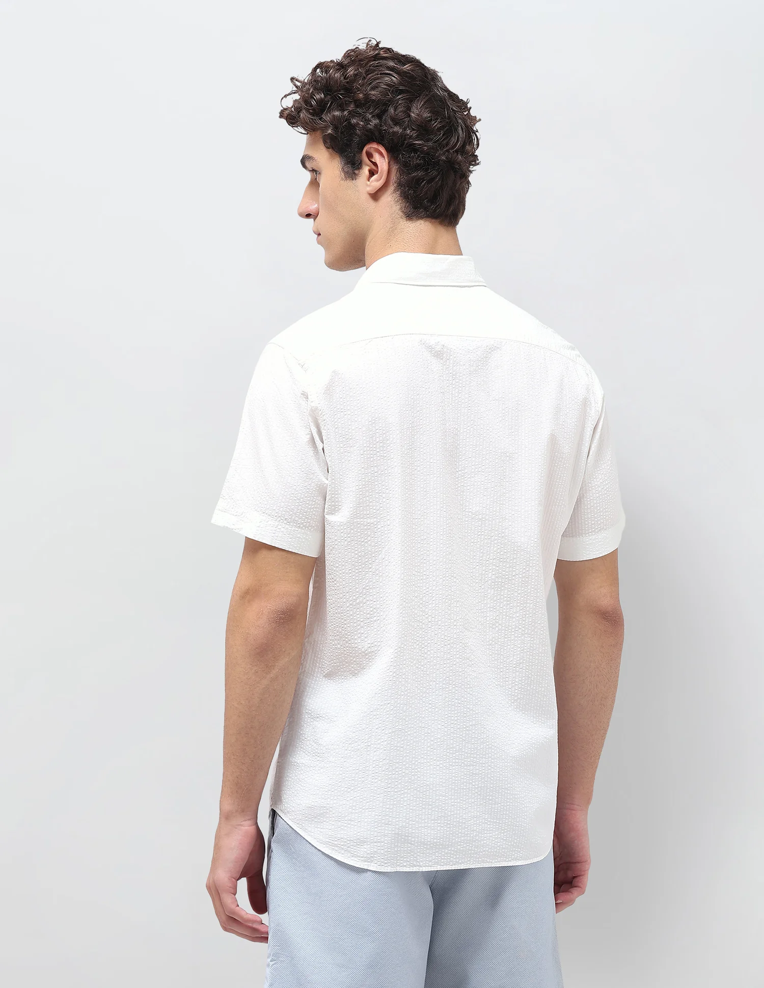 Pinstriped Seersucker Shirt - Image 5