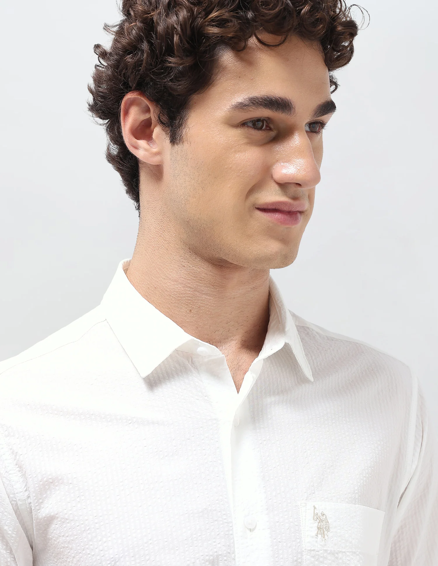 Pinstriped Seersucker Shirt - Image 7
