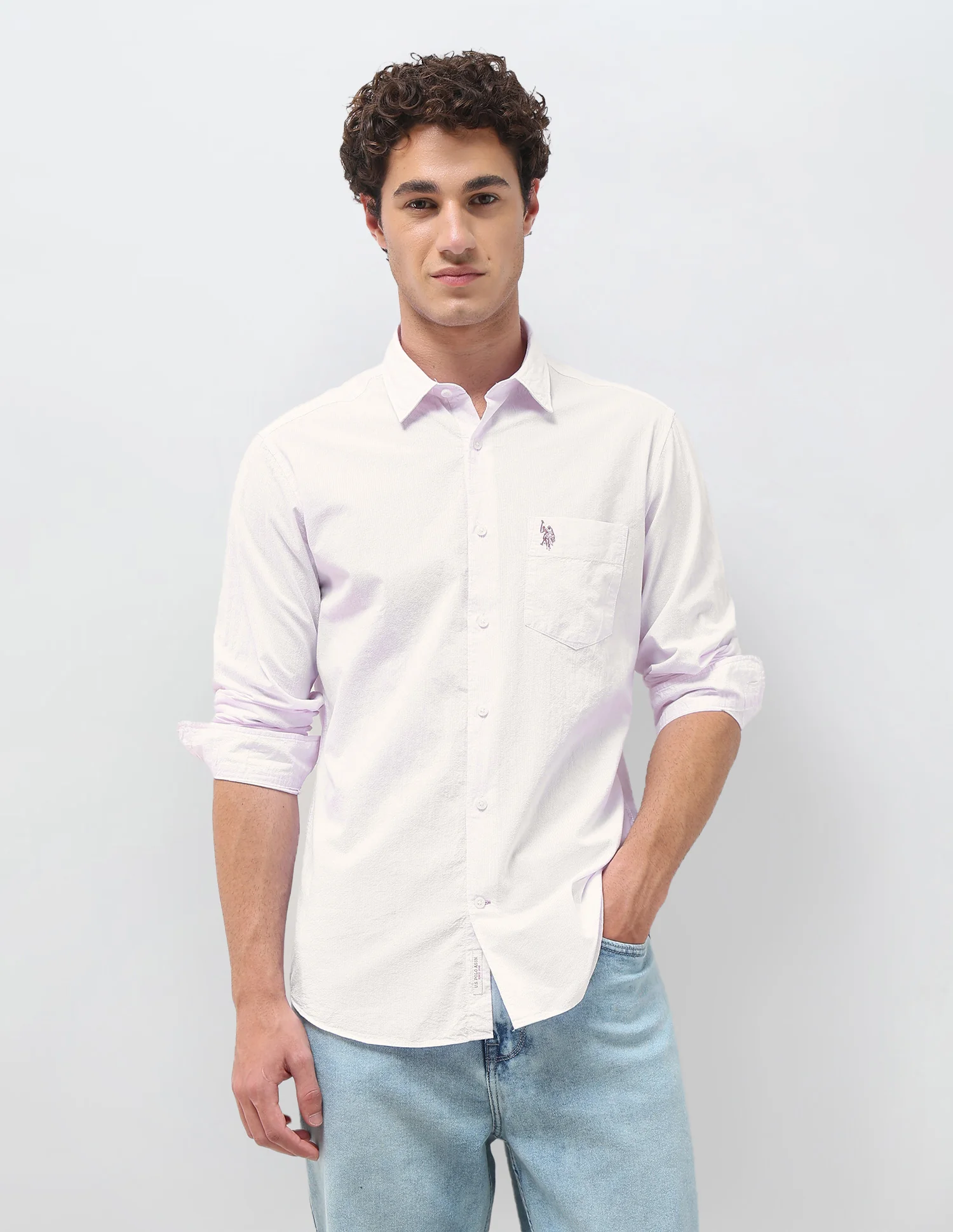 Pinstriped Seersucker Shirt - Image 6