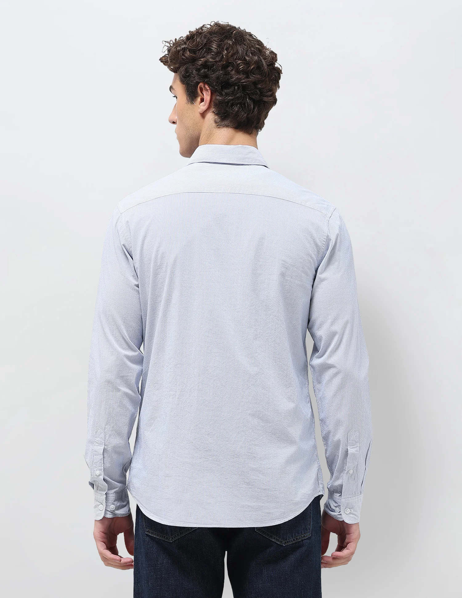 Pinstriped Seersucker Shirt - Image 5