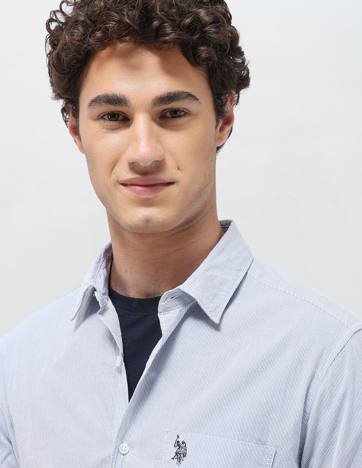 Pinstriped Seersucker Shirt - Image 7