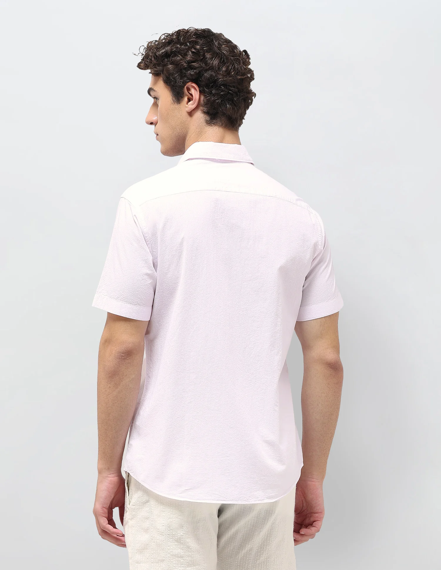 Pinstriped Seersucker Shirt - Image 5
