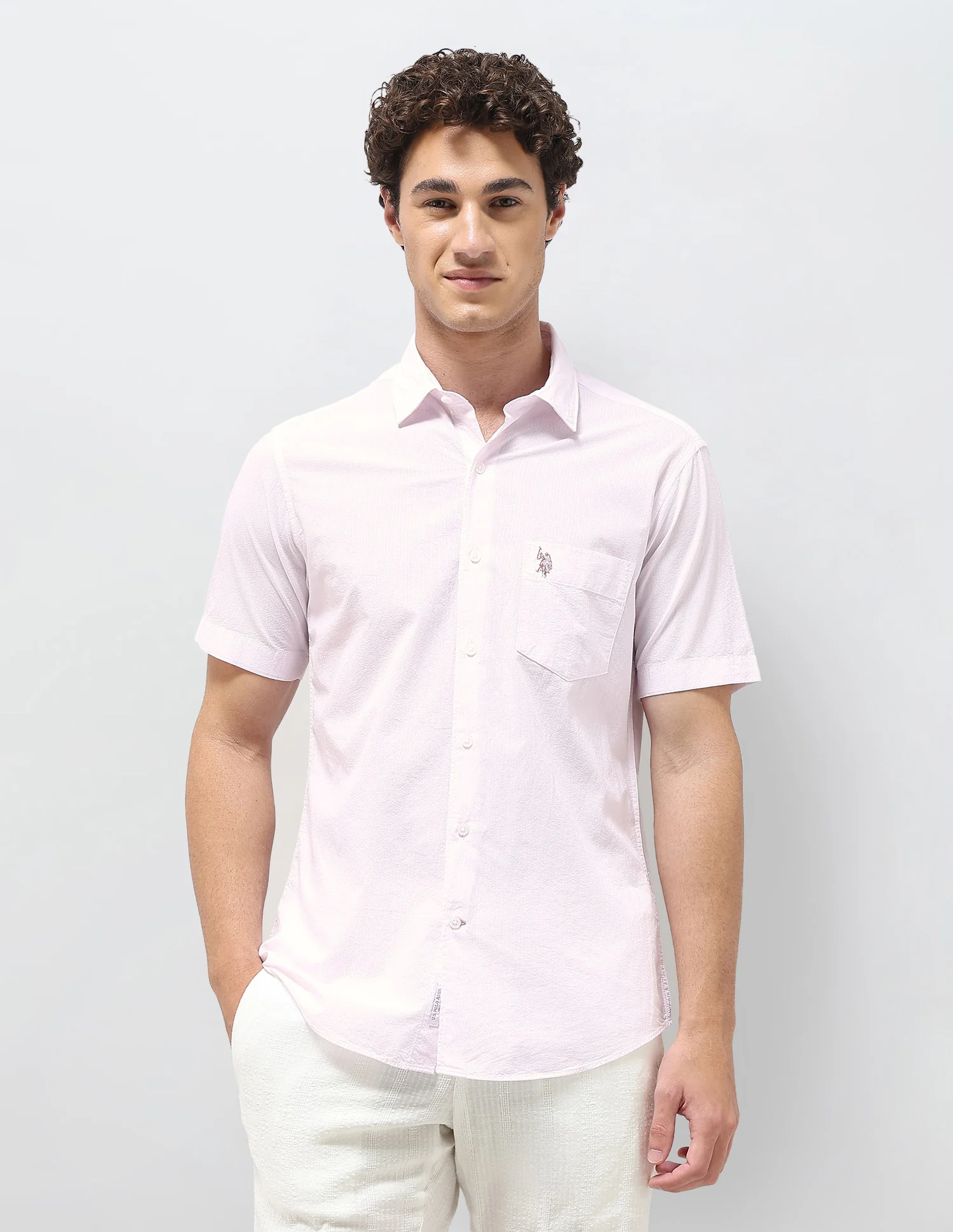 Pinstriped Seersucker Shirt - Image 6