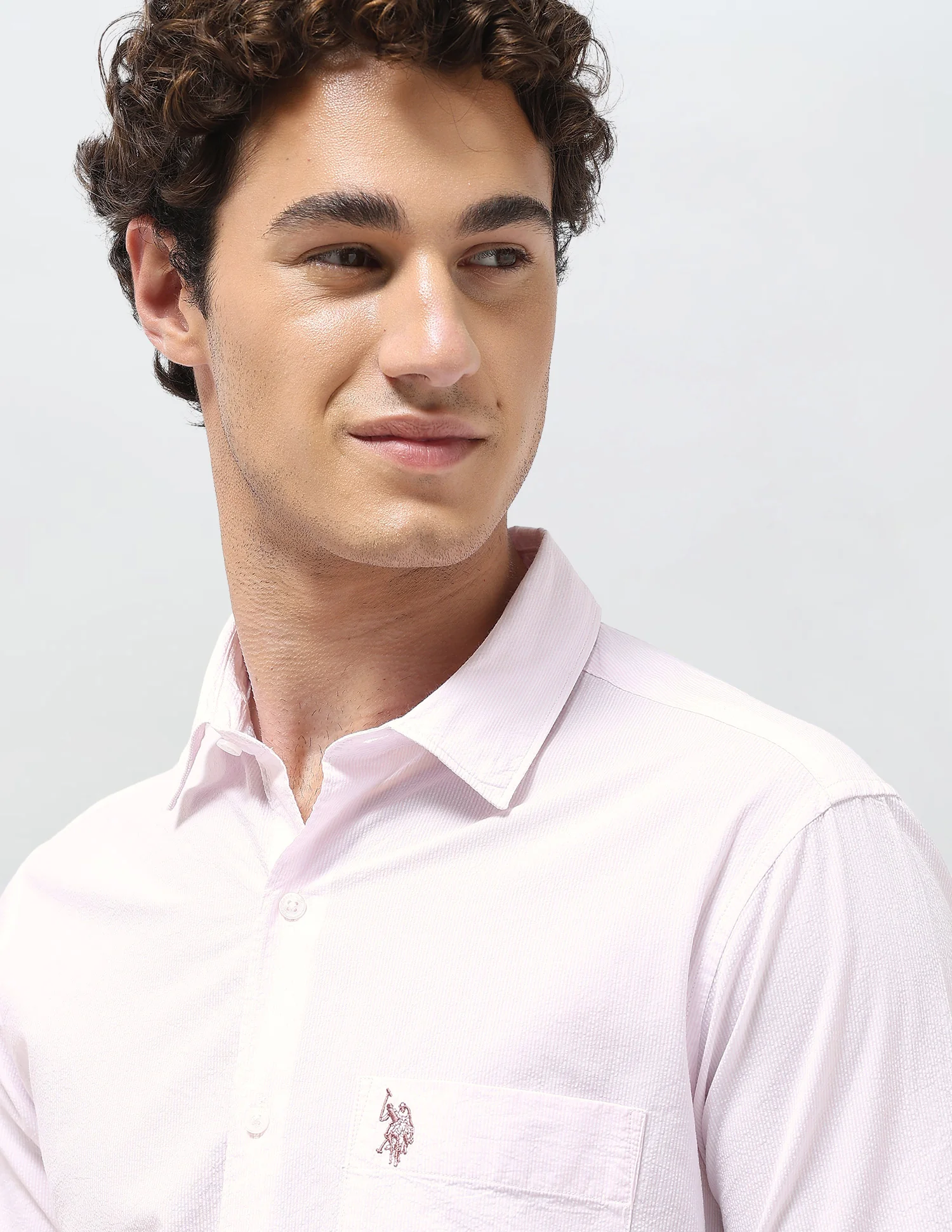 Pinstriped Seersucker Shirt - Image 7