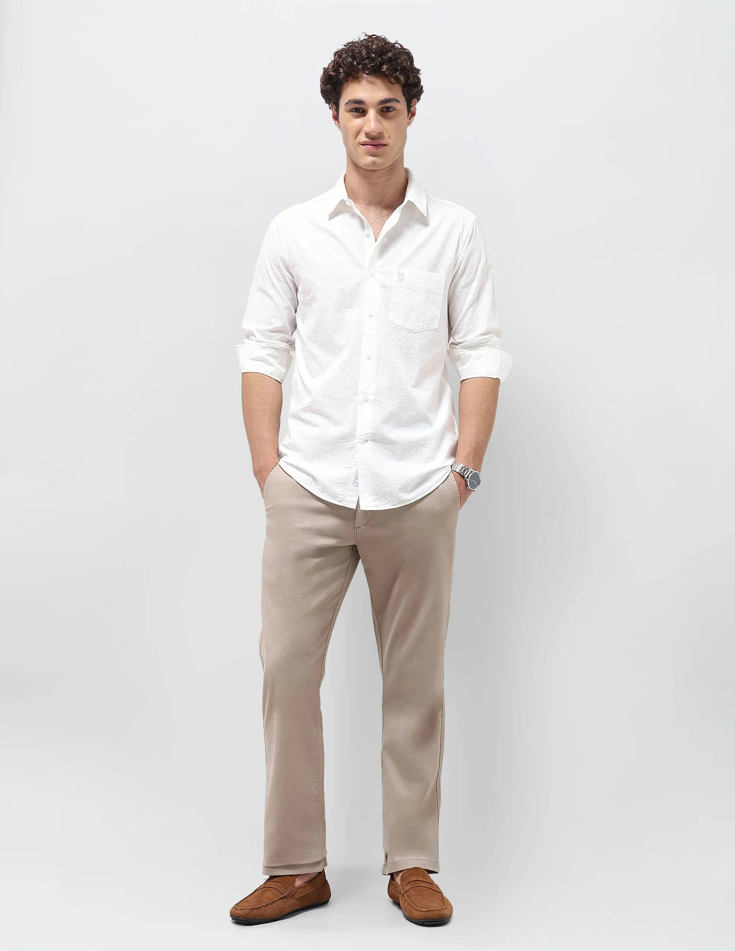 Pinstriped Seersucker Shirt - Image 3