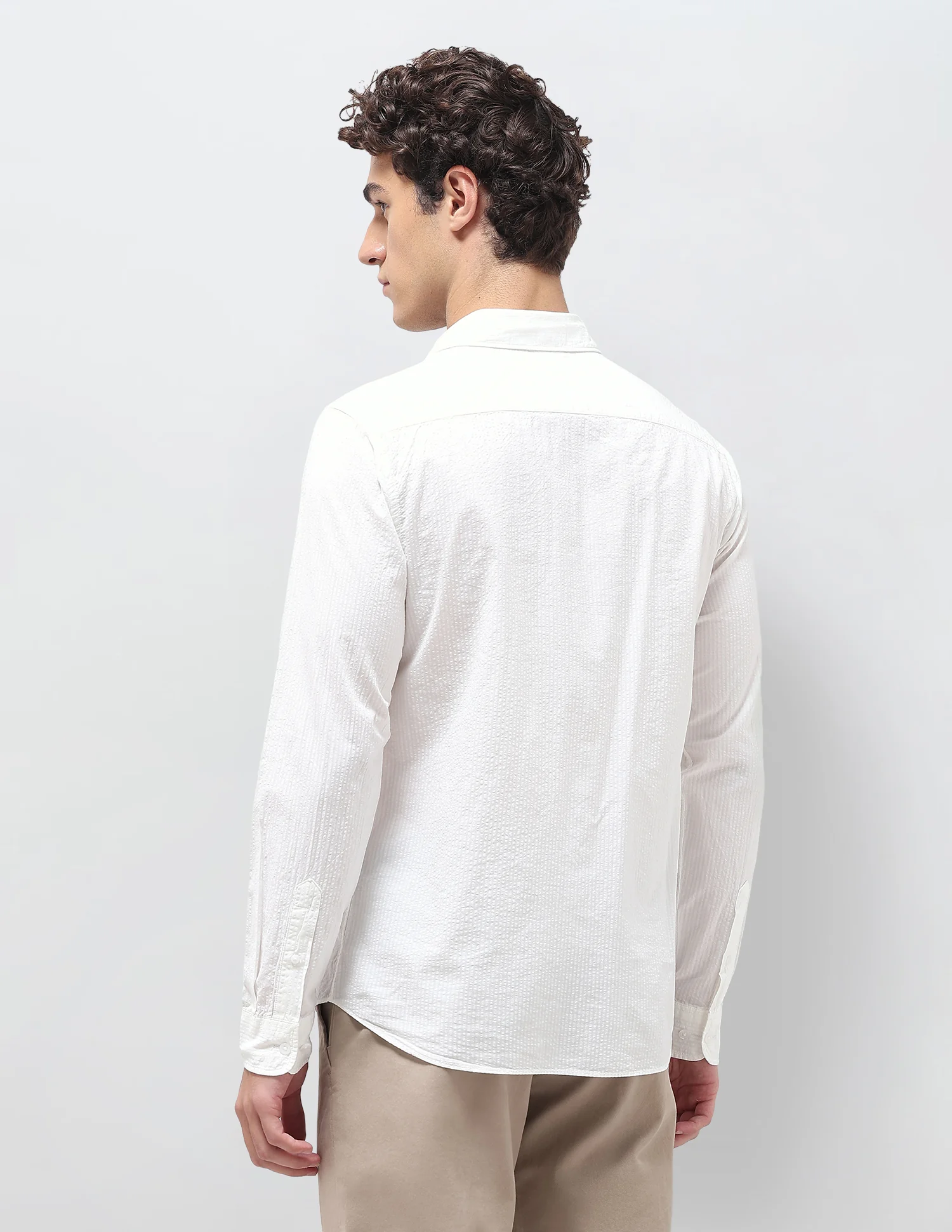 Pinstriped Seersucker Shirt - Image 5