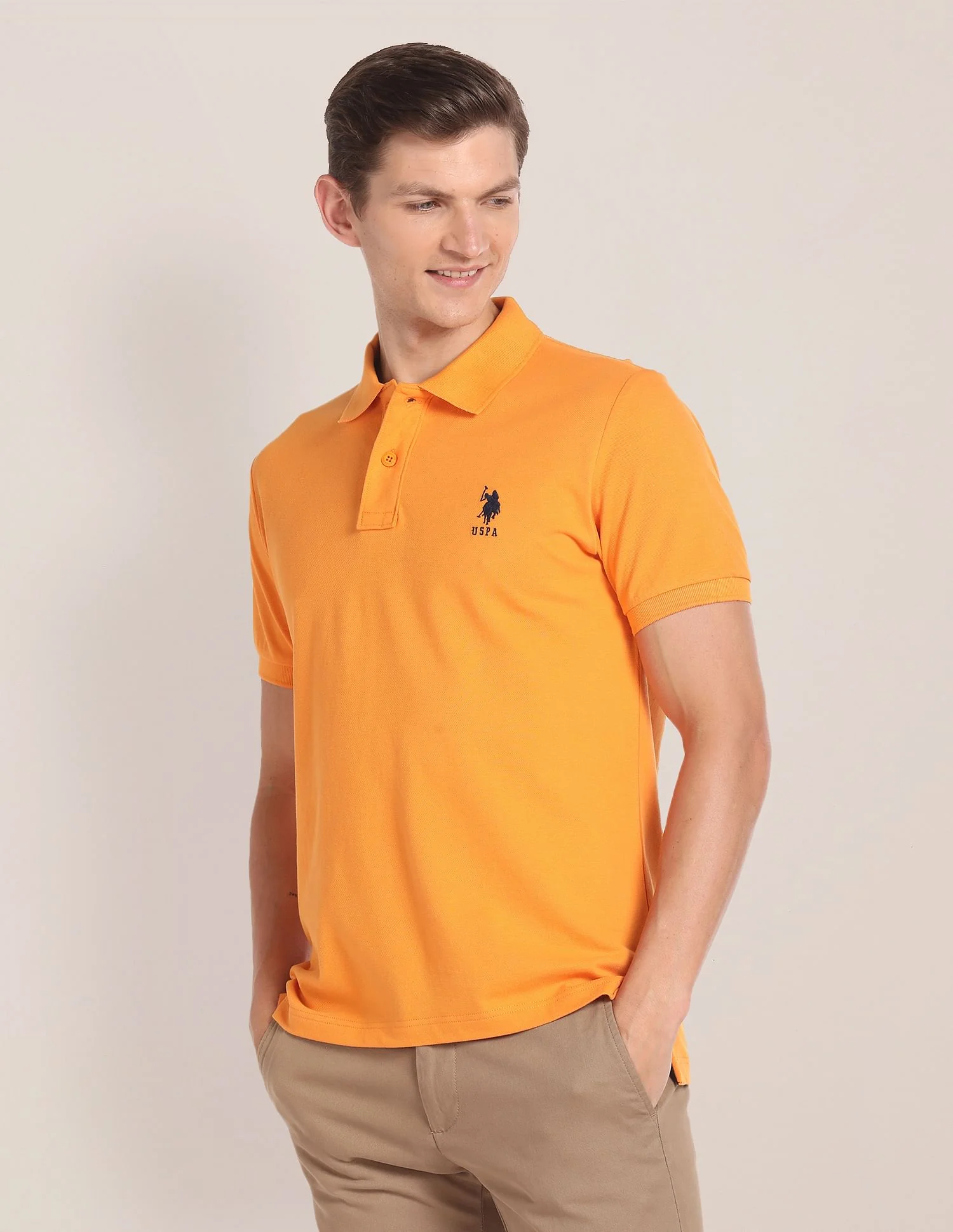 Pique Solid Polo Shirt