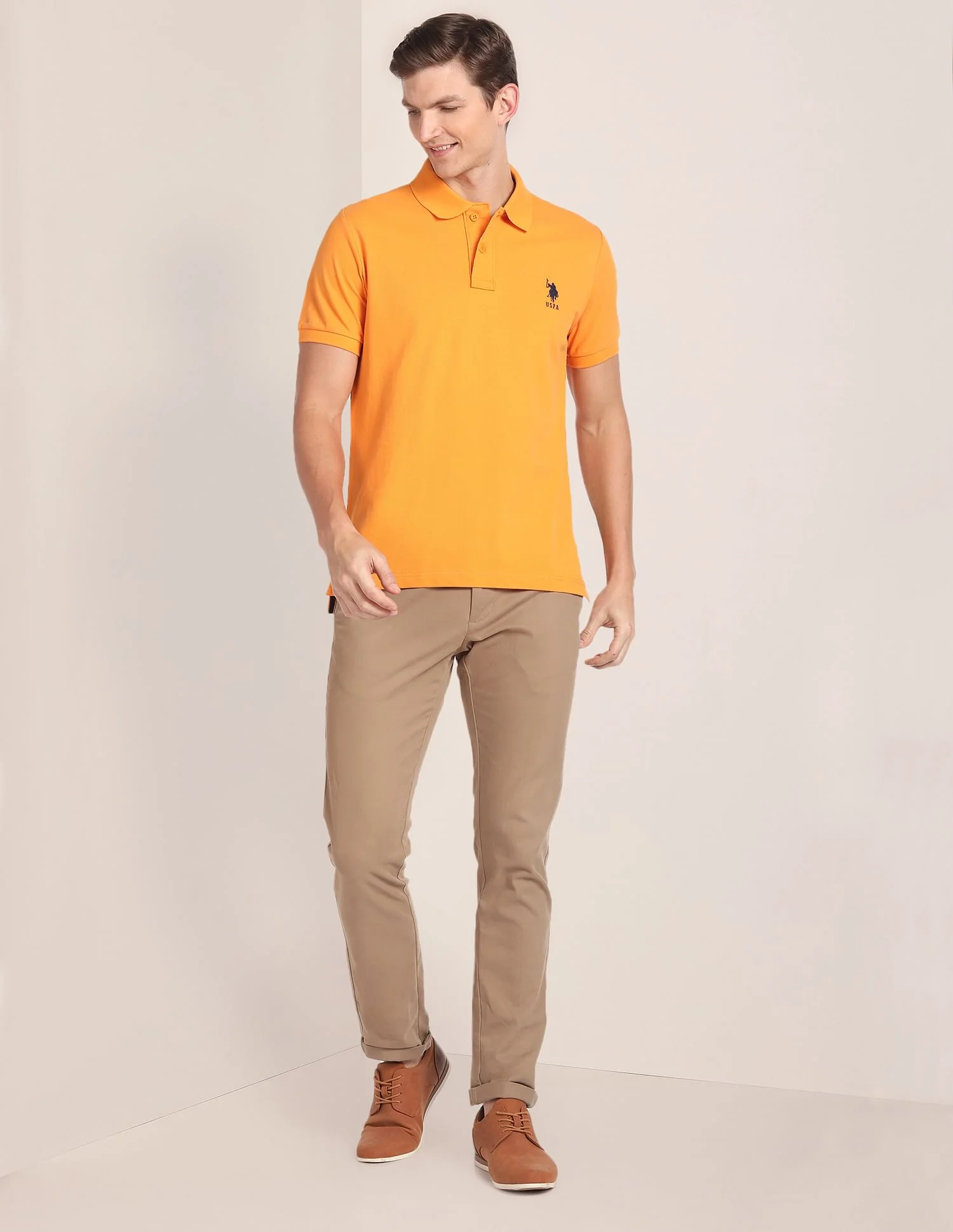 Pique Solid Polo Shirt - Image 3