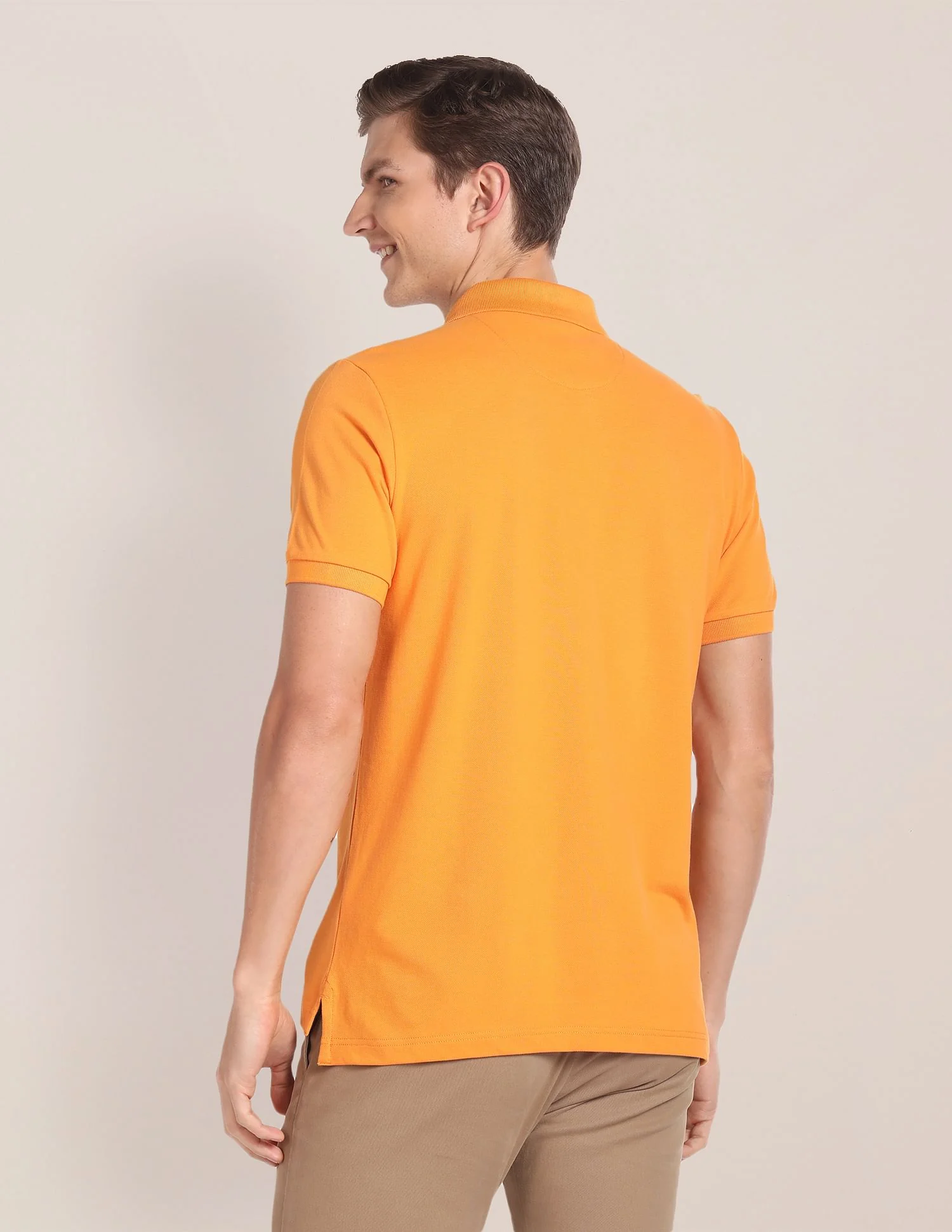 Pique Solid Polo Shirt - Image 5