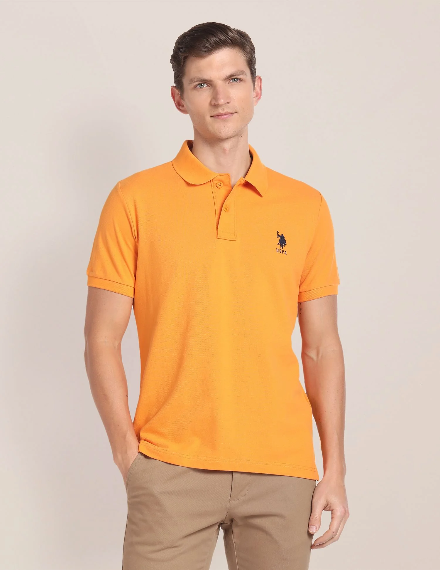 Pique Solid Polo Shirt - Image 6