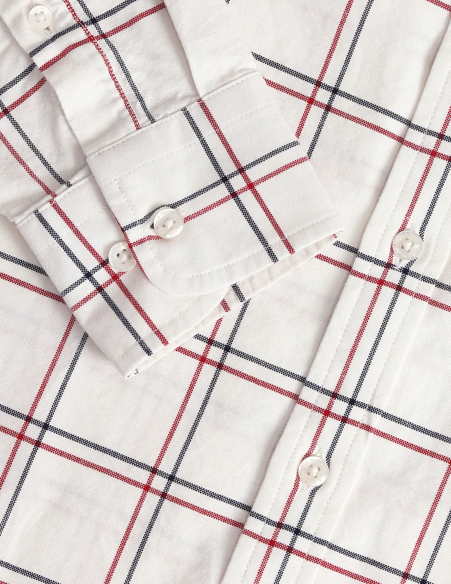 Plaid Check Oxford Shirt - Image 8