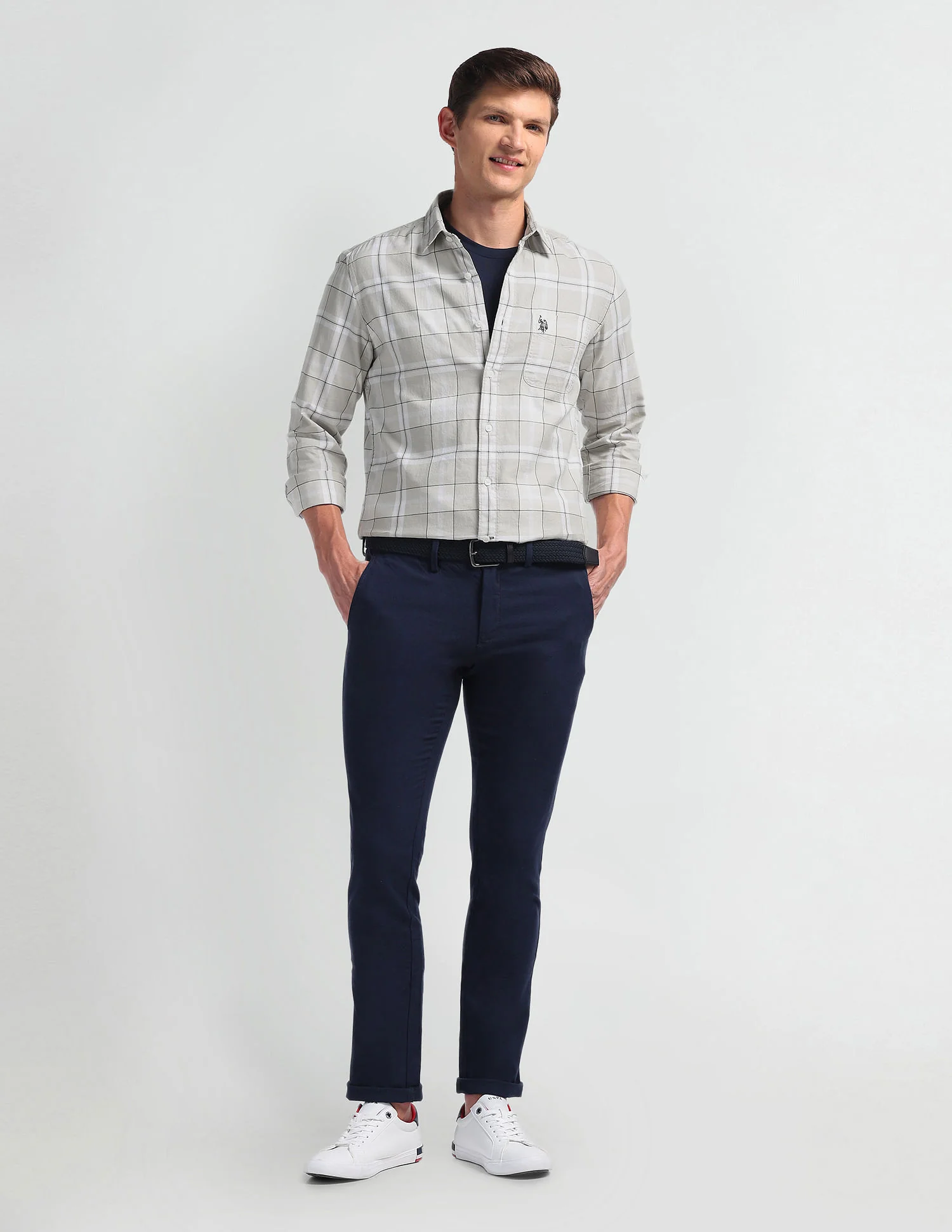 Plaid Check Slim Fit Shirt - Image 3