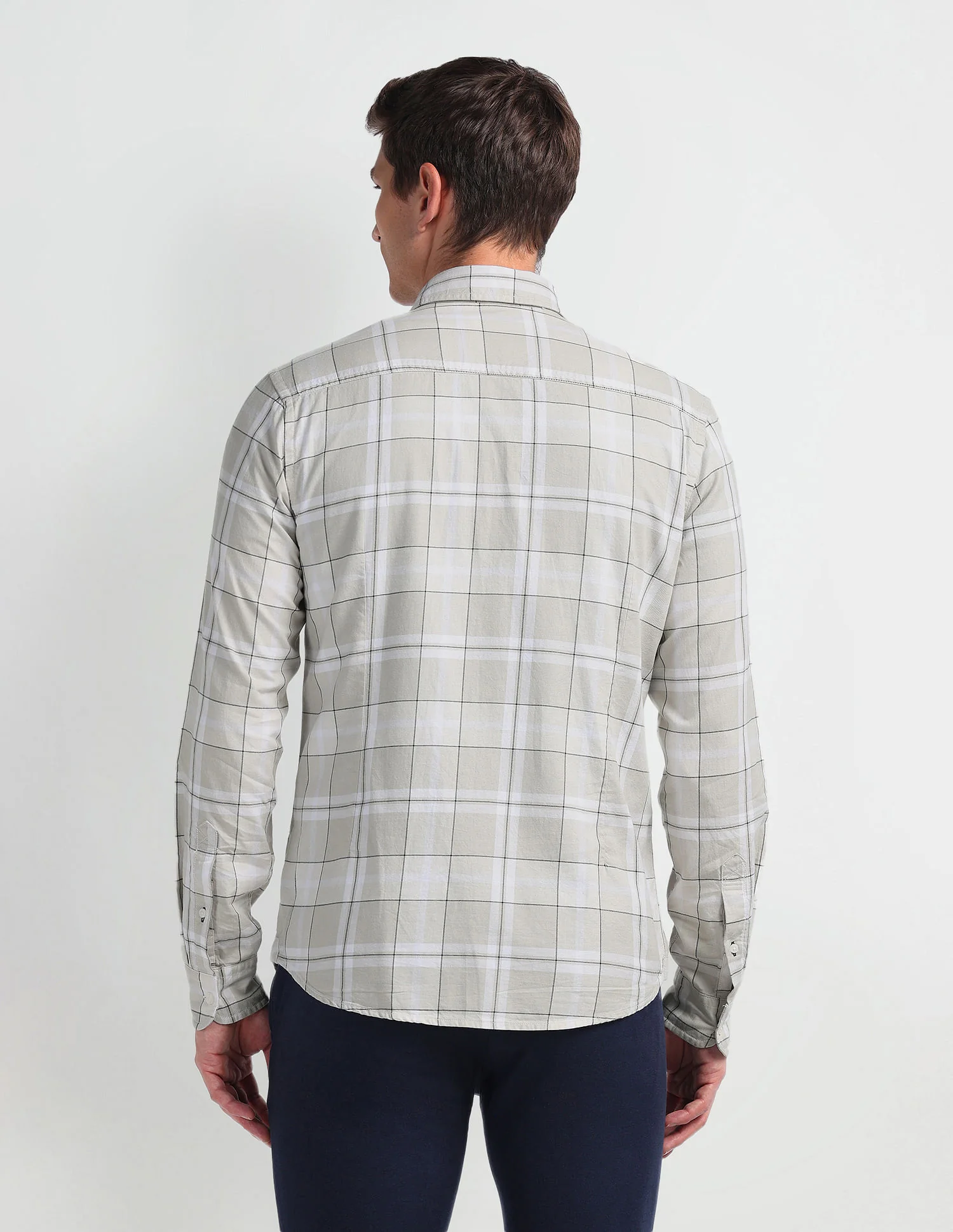 Plaid Check Slim Fit Shirt - Image 5