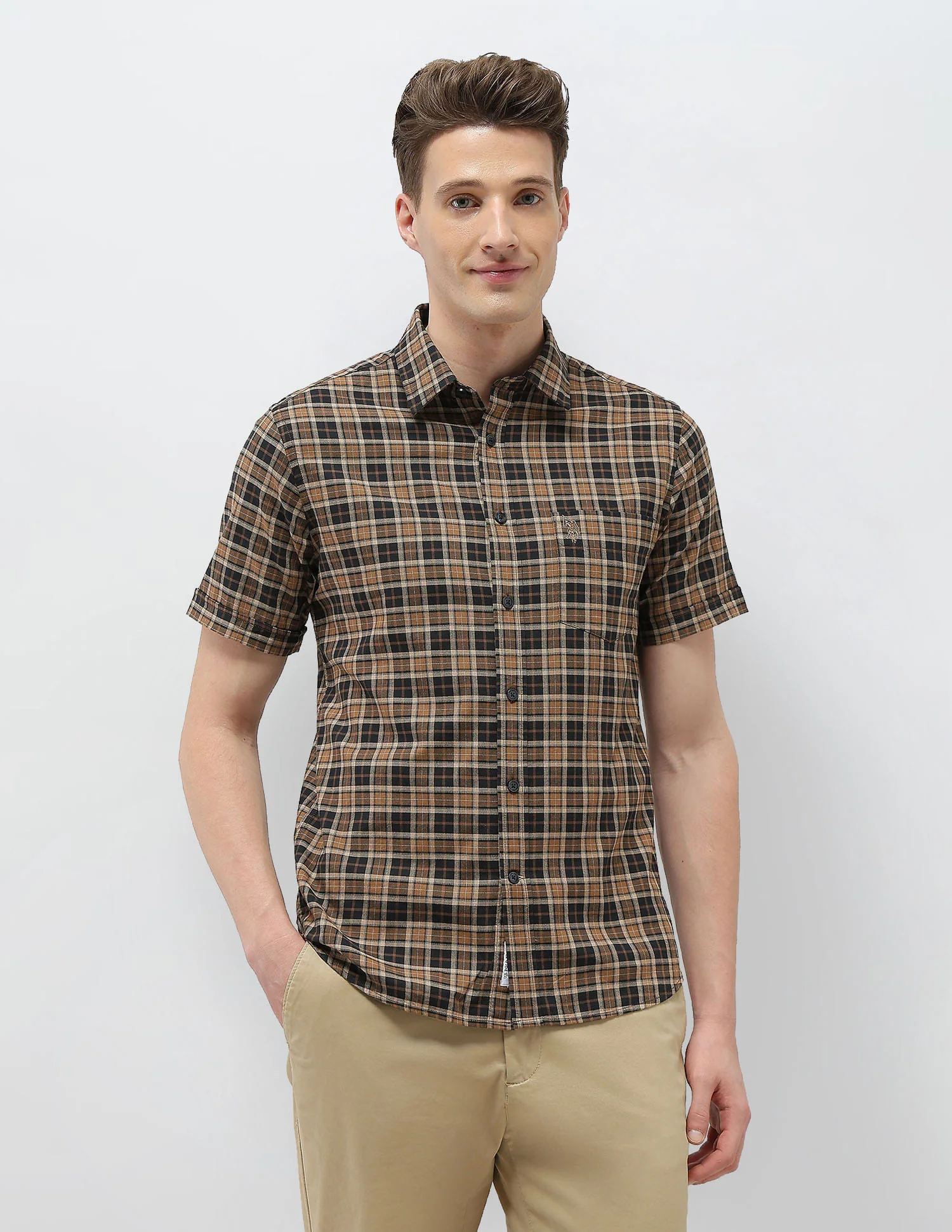 Plaid Checked Elevnado Regular Fit Shirt - Image 6
