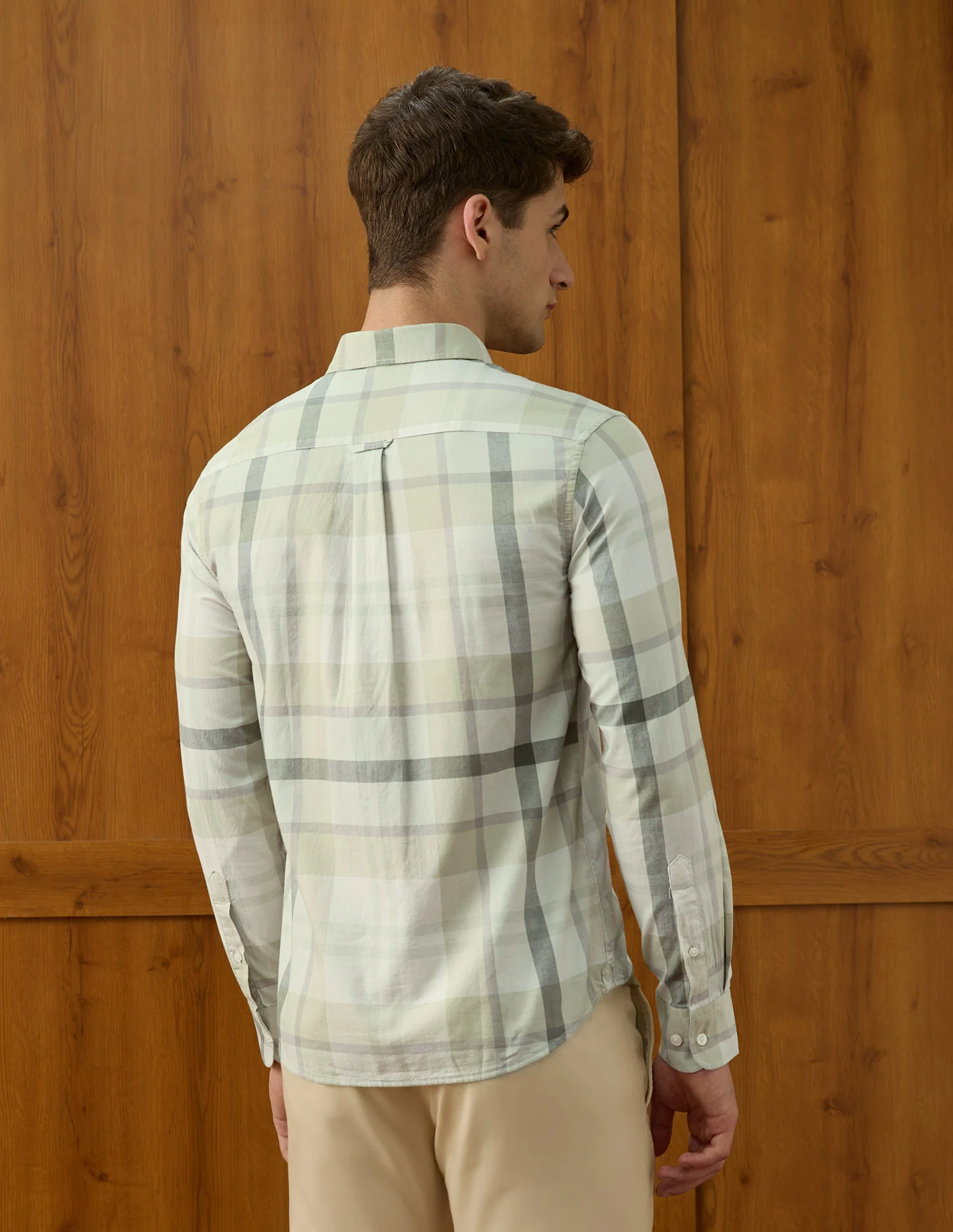 Plaid Checked Equestrian Aisle Theater Shirt - Image 5