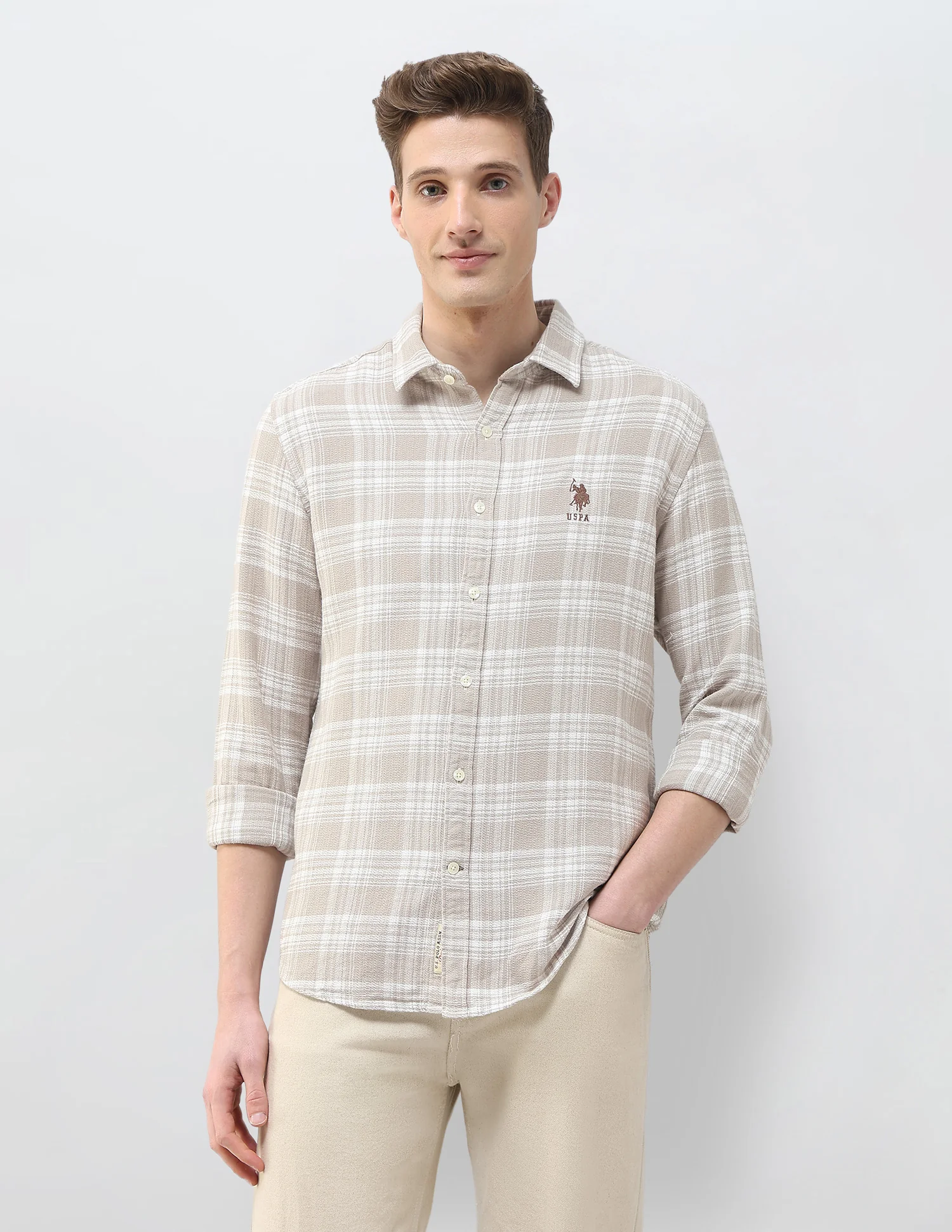 Plaid Checked Motel On The Coast Shirt - Image 6