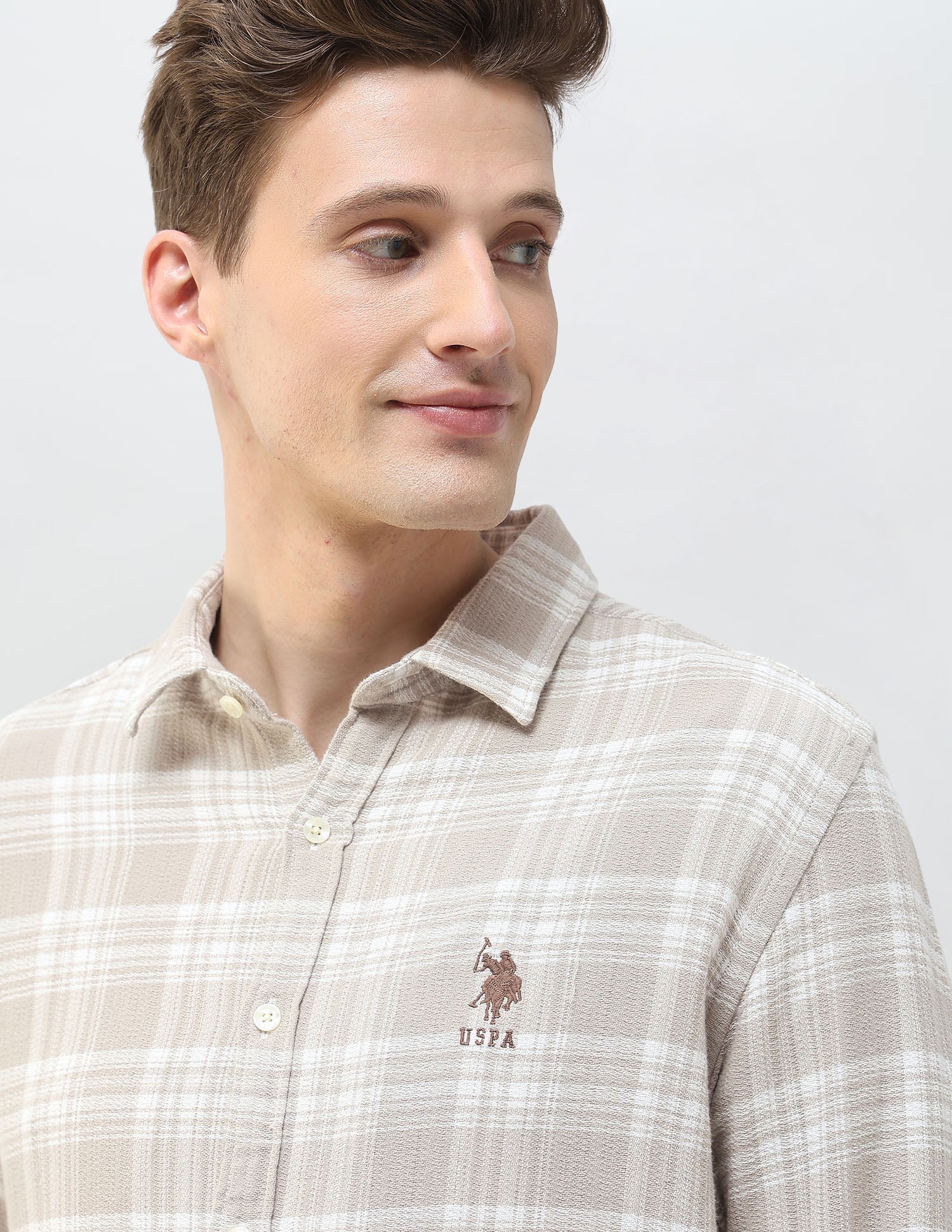 Plaid Checked Motel On The Coast Shirt - Image 7