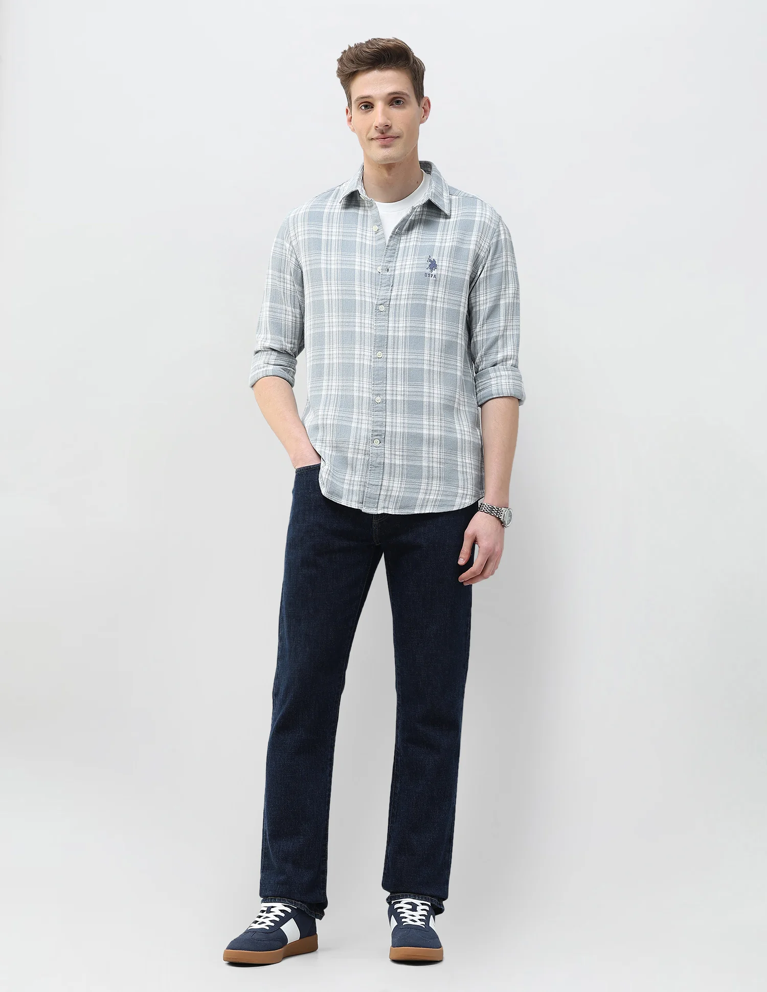 Plaid Checked Motel On The Coast Shirt - Image 3