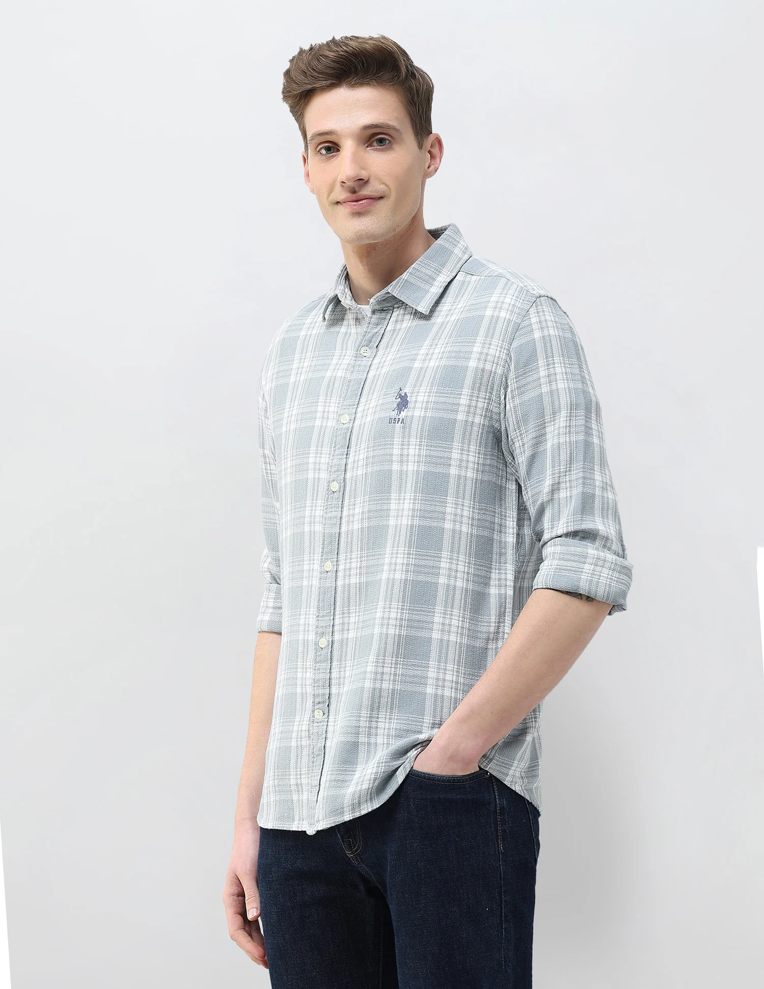 Plaid Checked Motel On The Coast Shirt - Image 4