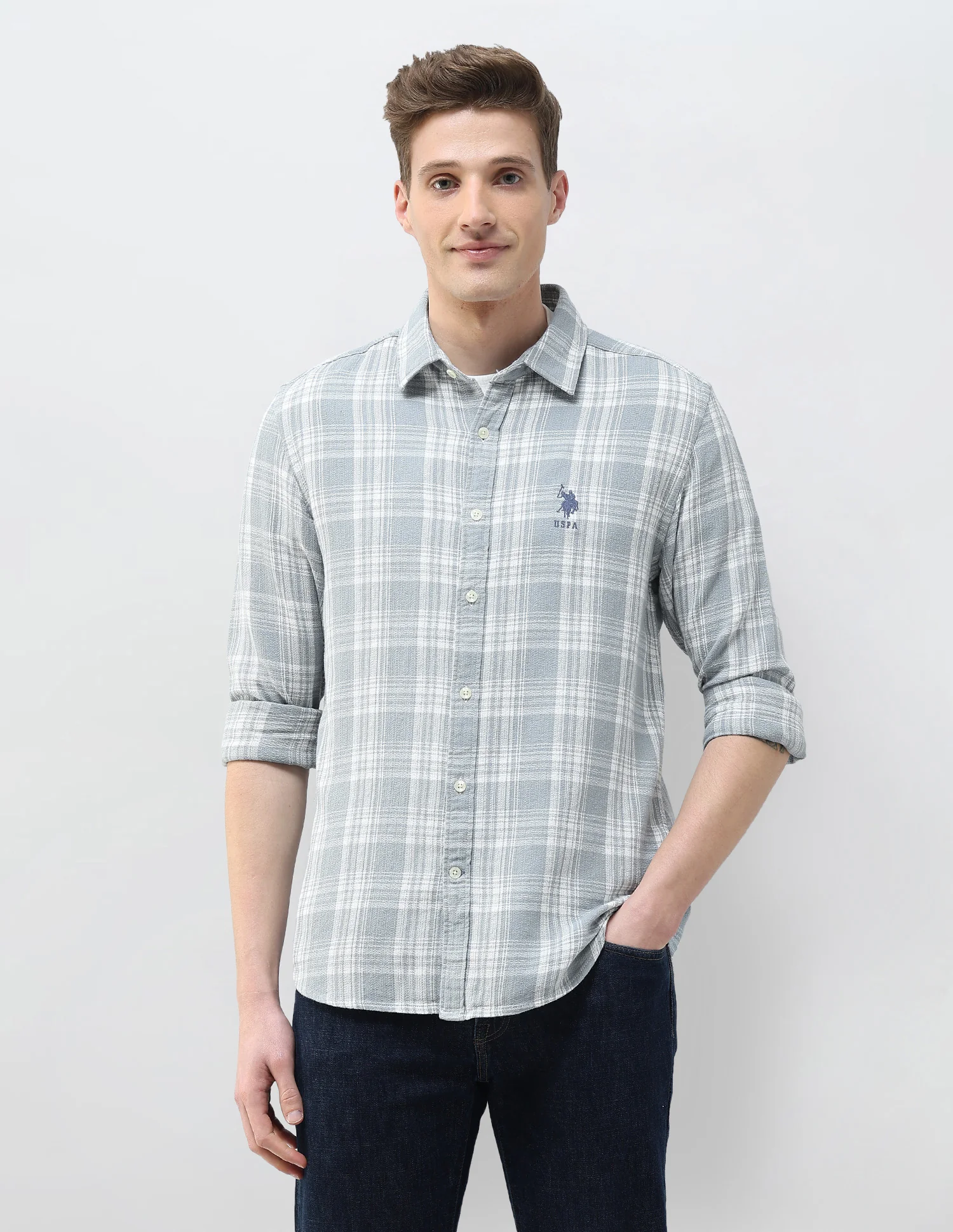 Plaid Checked Motel On The Coast Shirt - Image 6