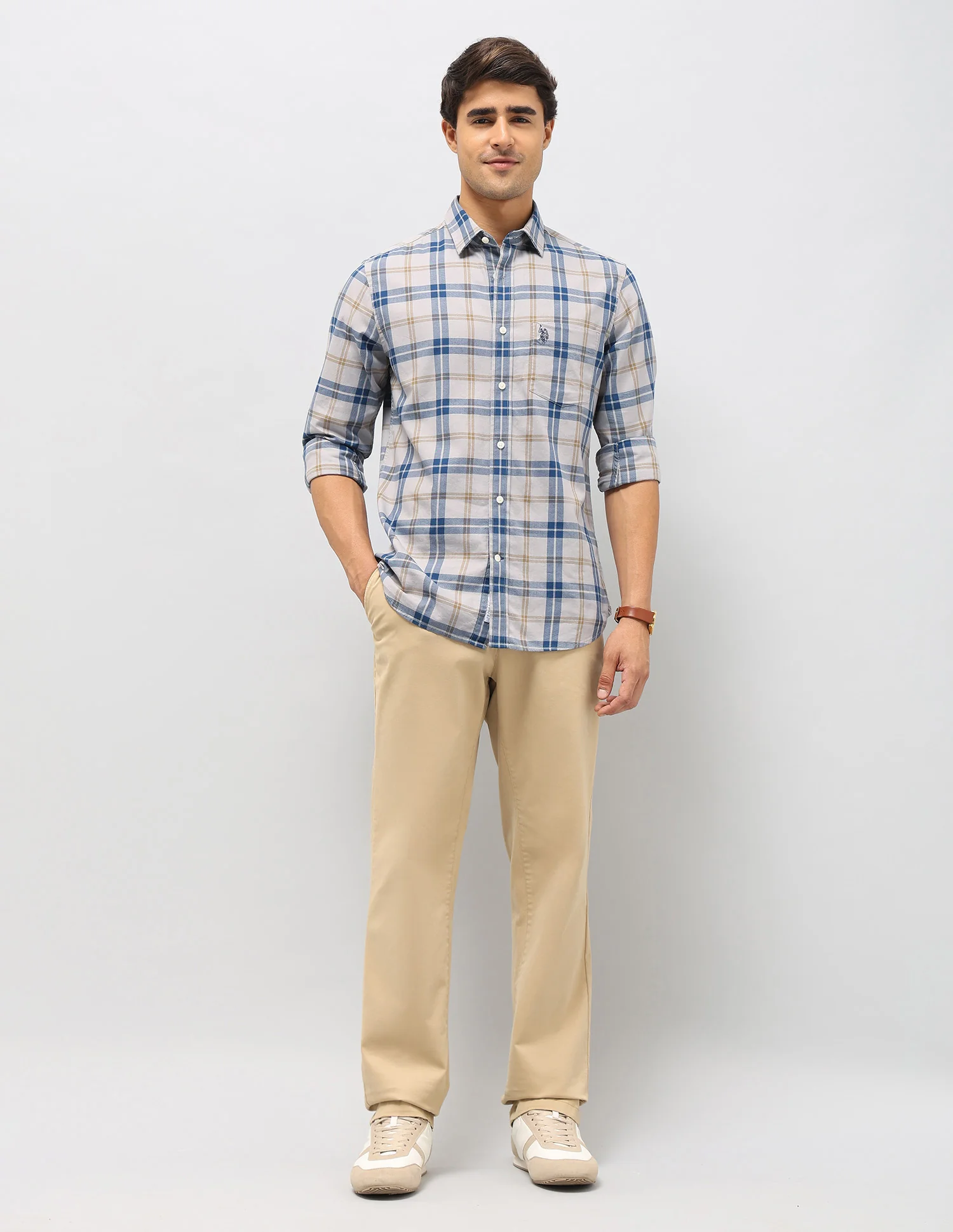 Plaid Checked Pure Cotton Shirt - Image 3