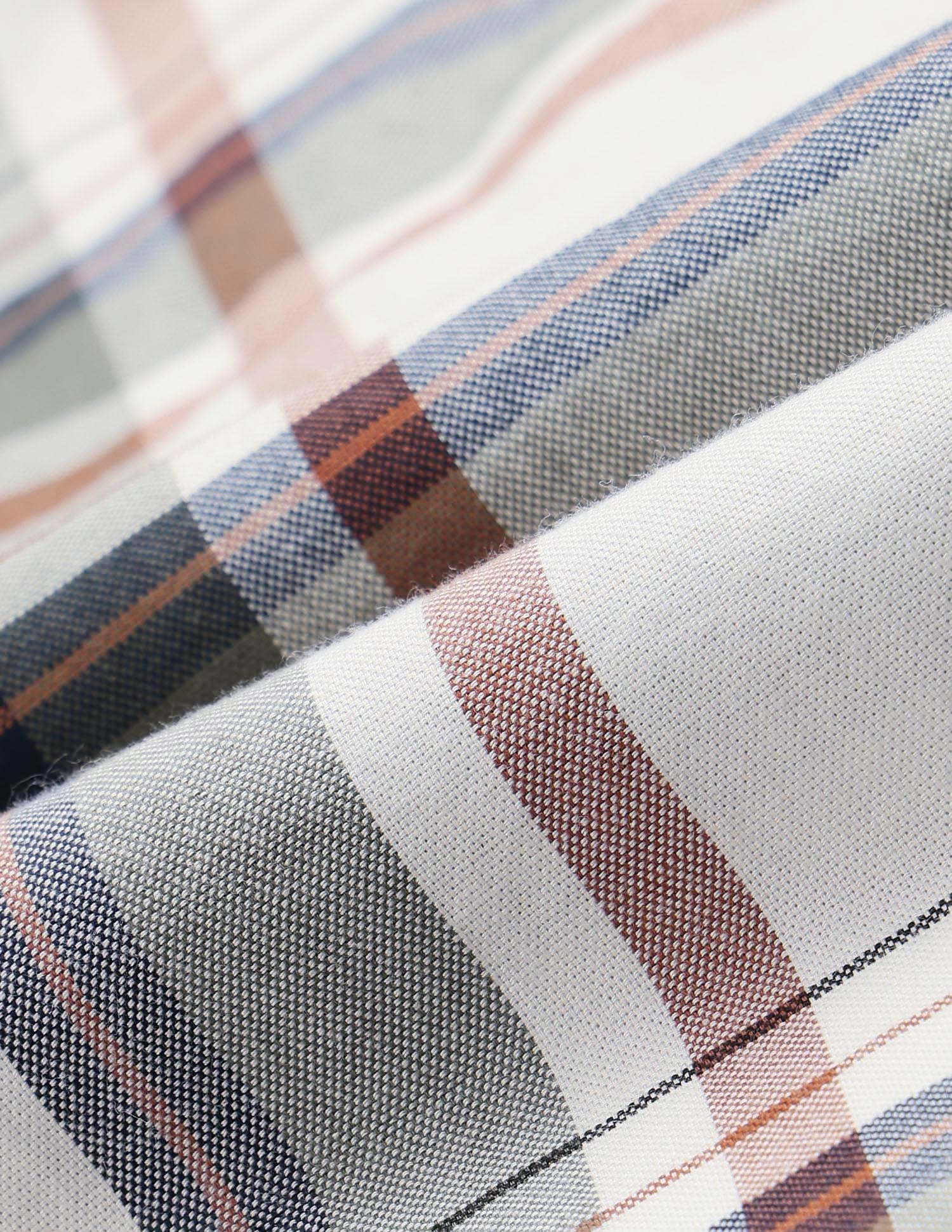 Plaid Checked Pure Cotton Shirt - Image 2