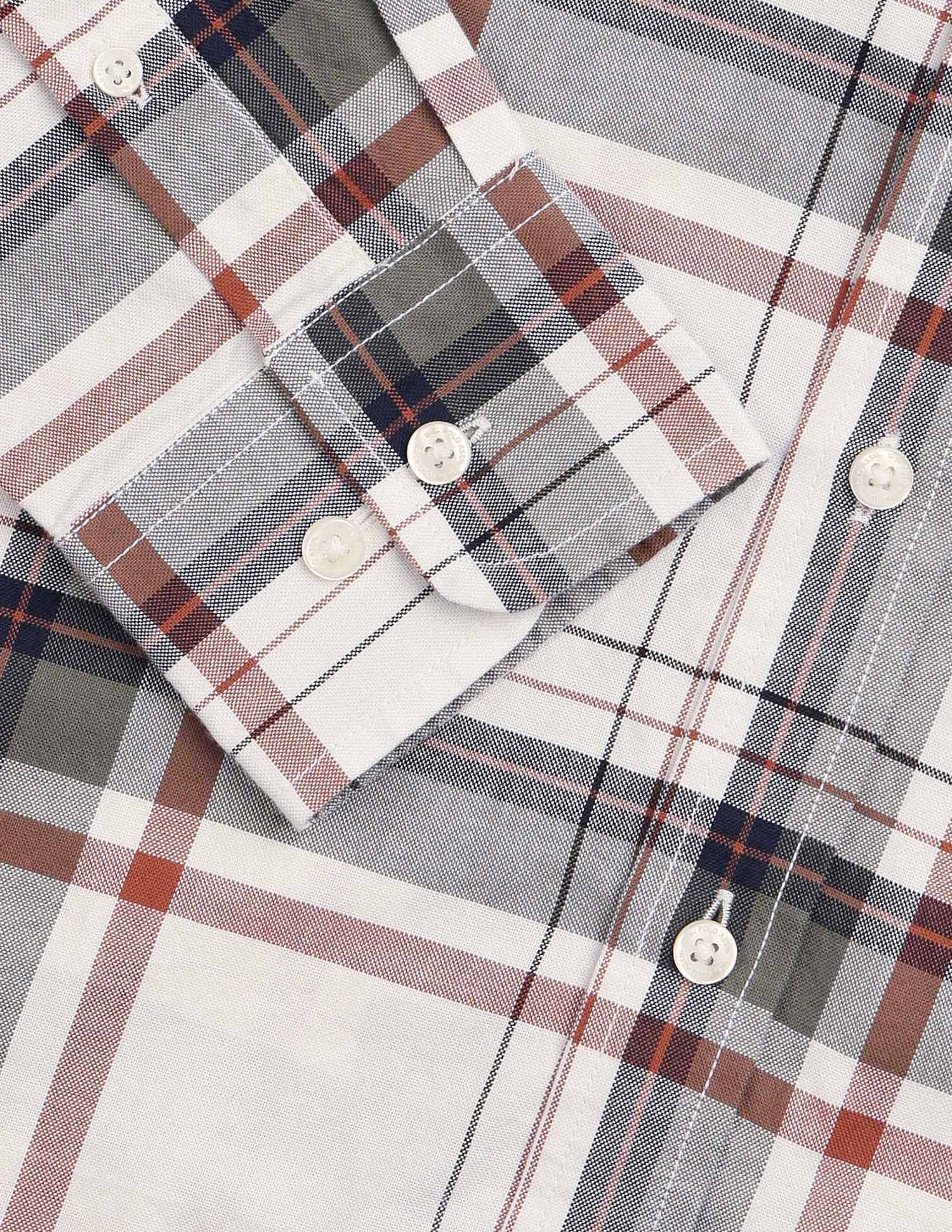 Plaid Checked Pure Cotton Shirt - Image 8