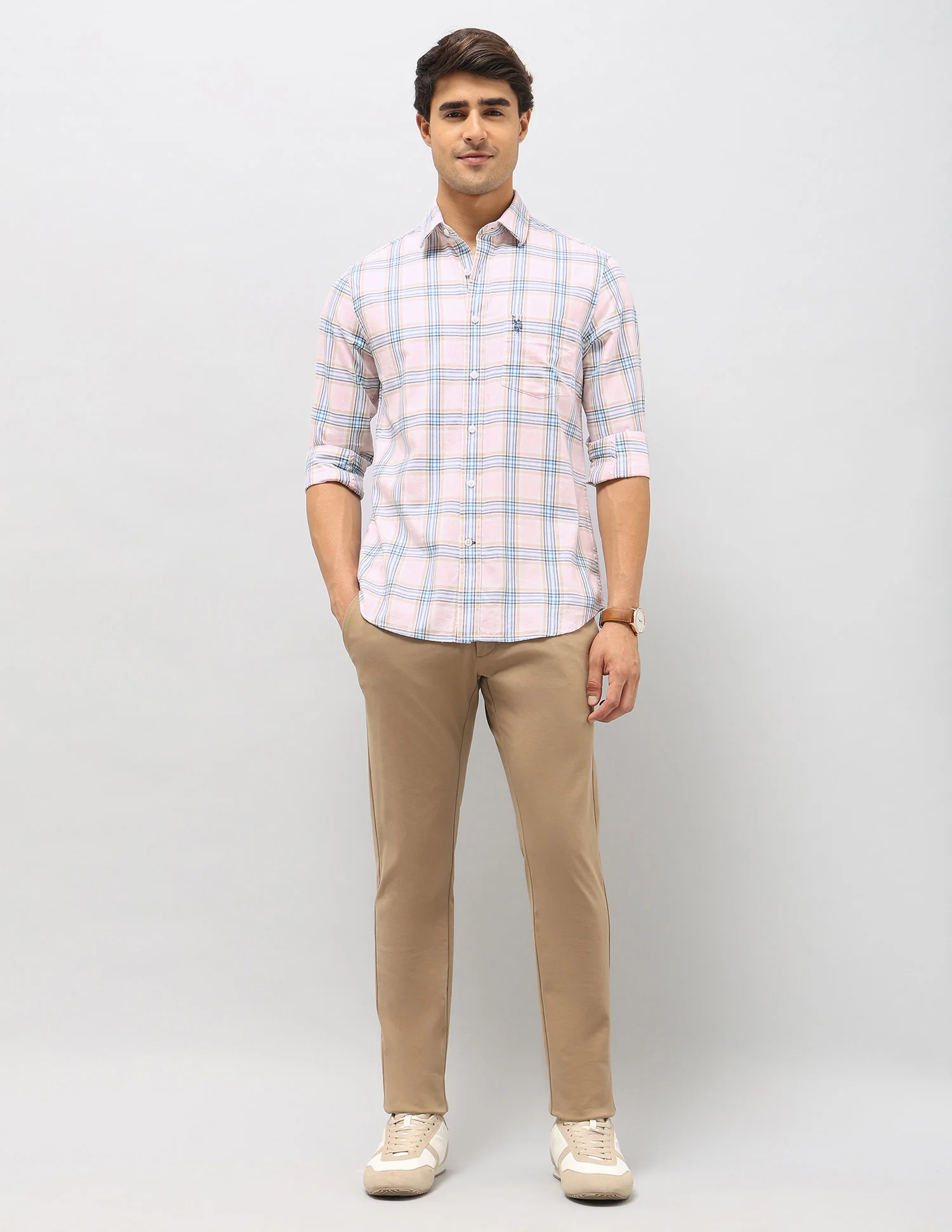 Plaid Checked Pure Cotton Shirt - Image 3