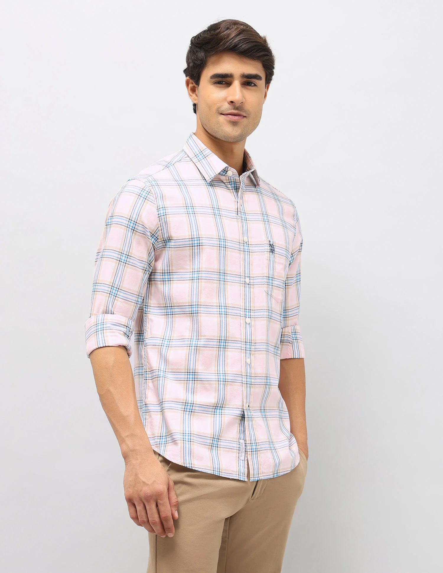 Plaid Checked Pure Cotton Shirt - Image 4
