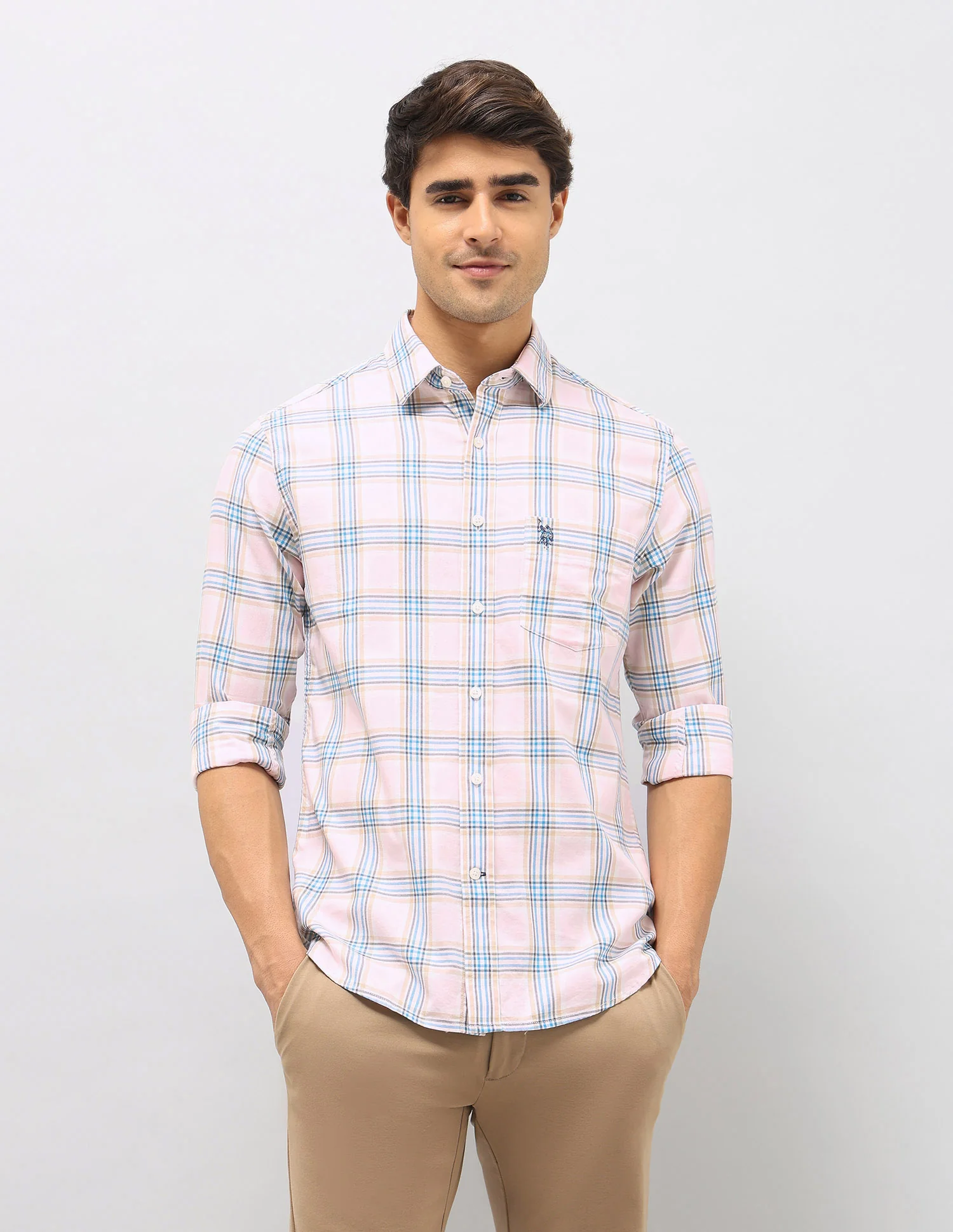 Plaid Checked Pure Cotton Shirt - Image 6
