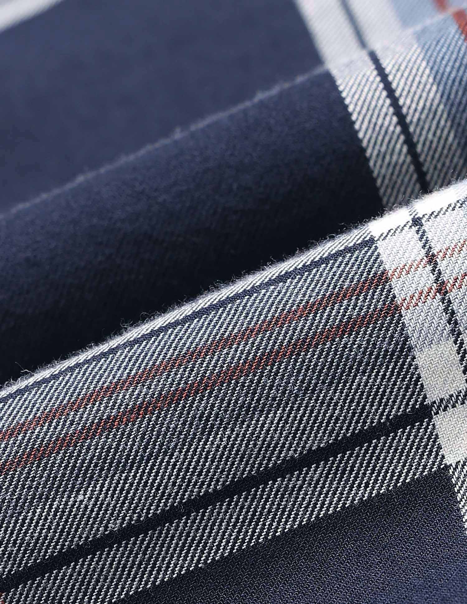 Plaid Checked Pure Cotton Shirt - Image 2