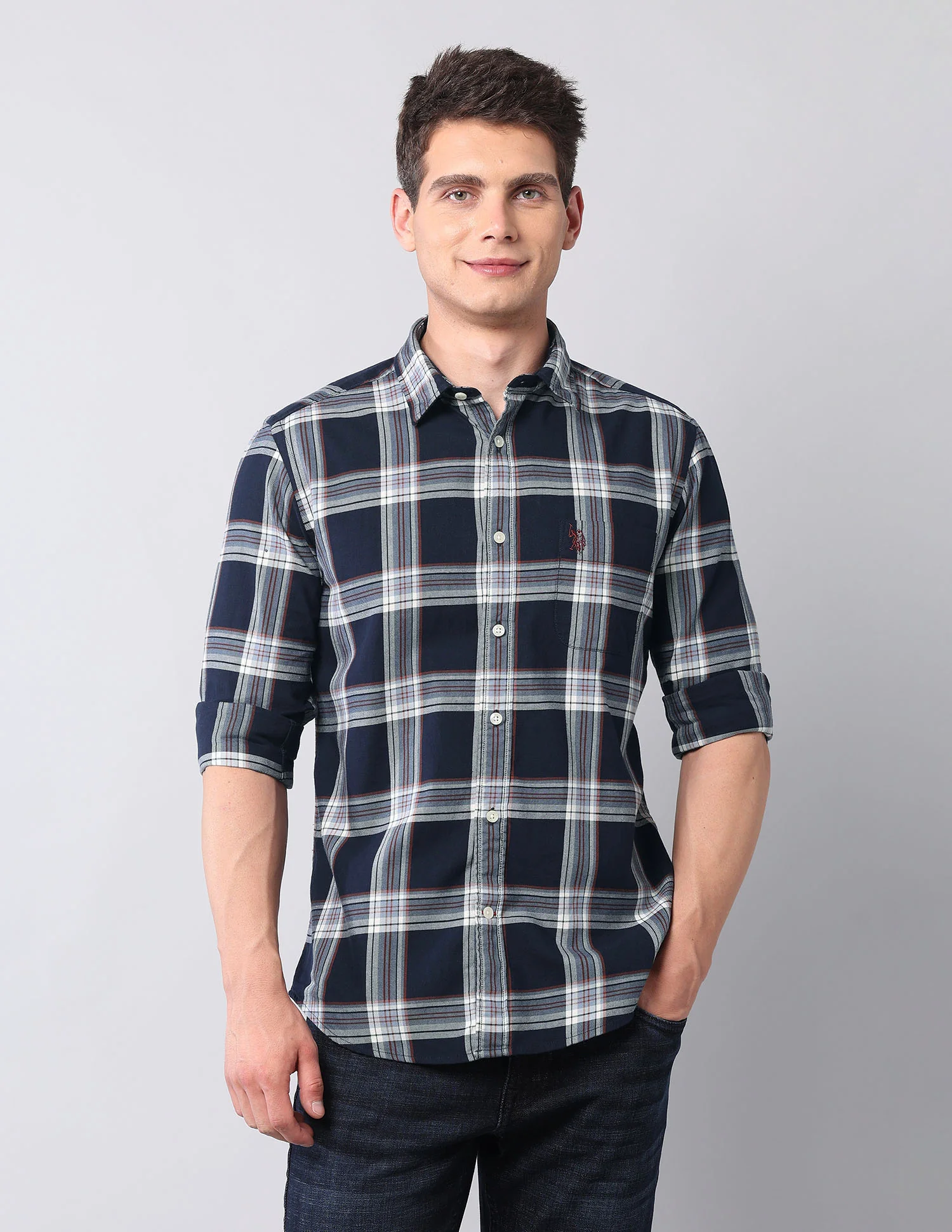 Plaid Checked Pure Cotton Shirt - Image 6