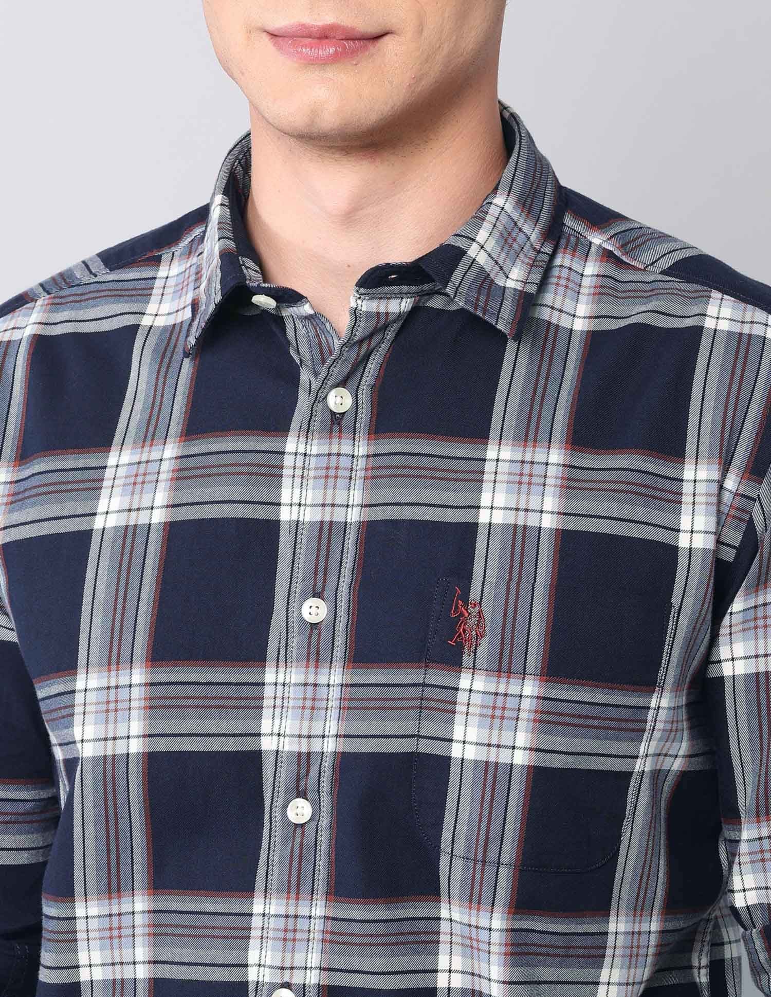 Plaid Checked Pure Cotton Shirt - Image 7
