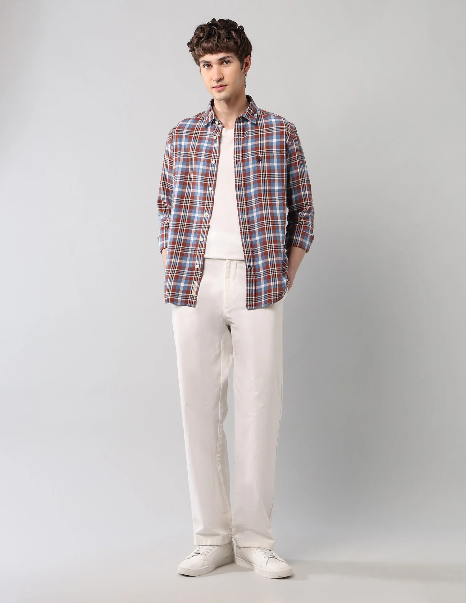 Plaid Checked Pure Cotton Shirt - Image 3