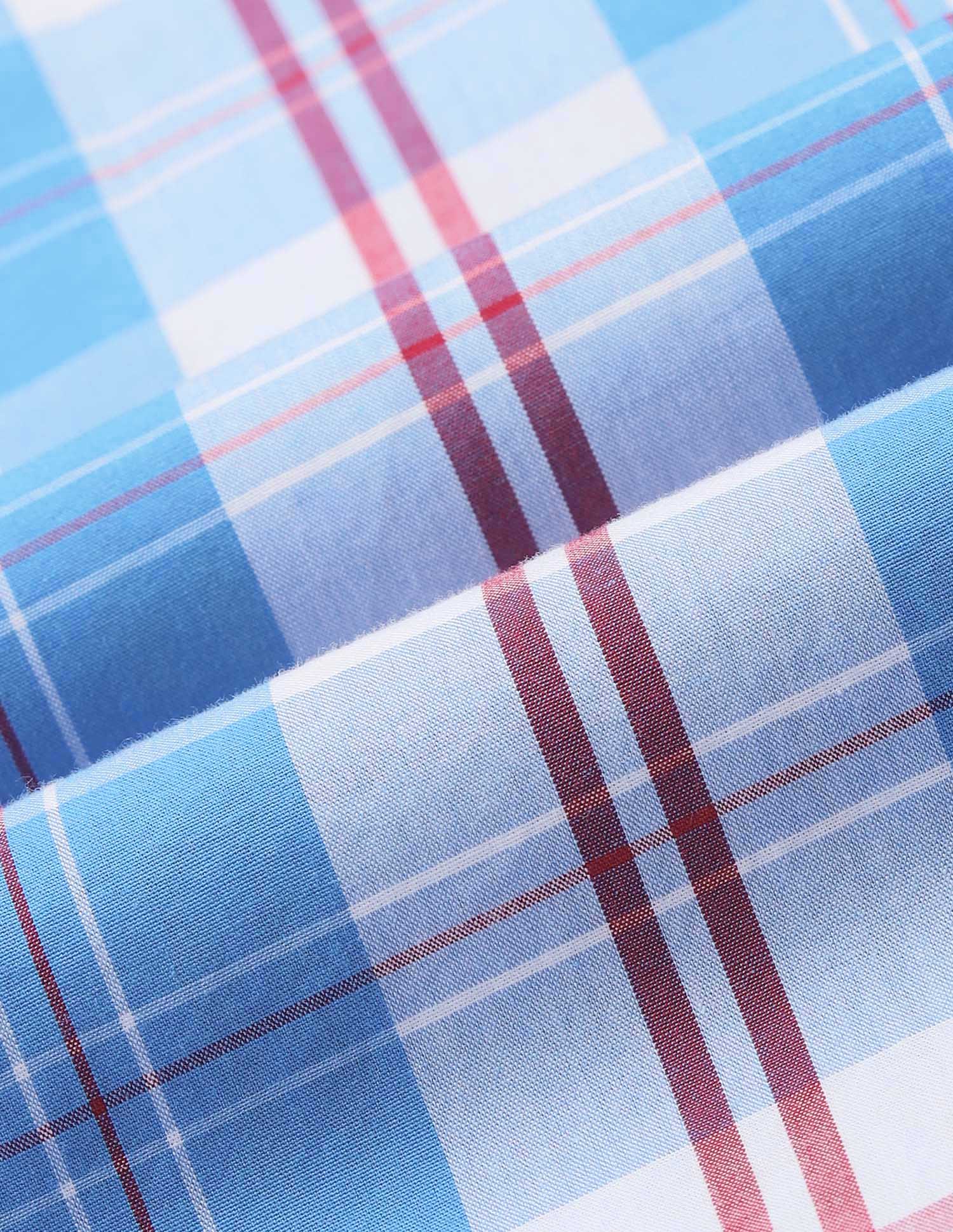 Plaid Checked Pure Cotton Shirt - Image 2