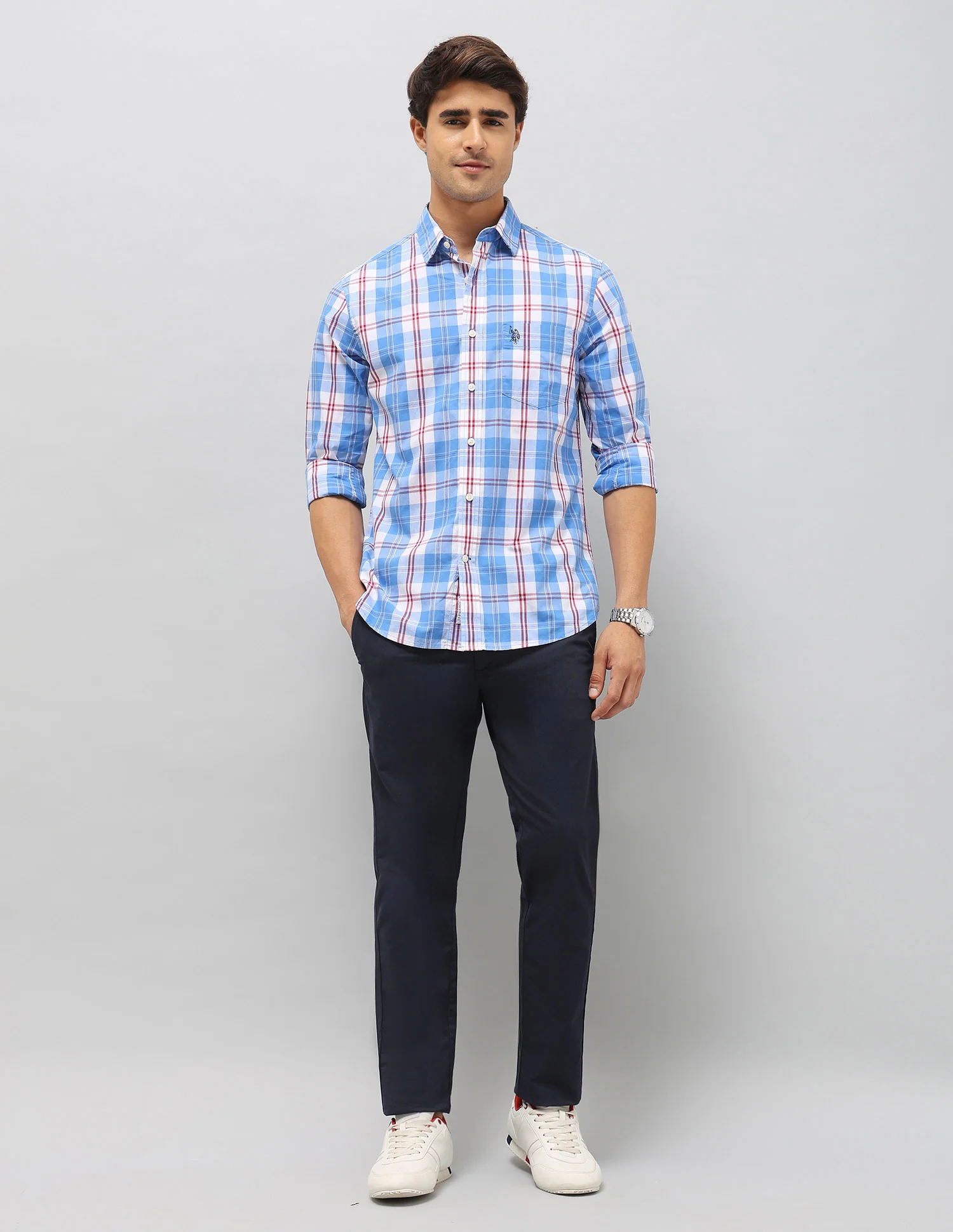 Plaid Checked Pure Cotton Shirt - Image 3