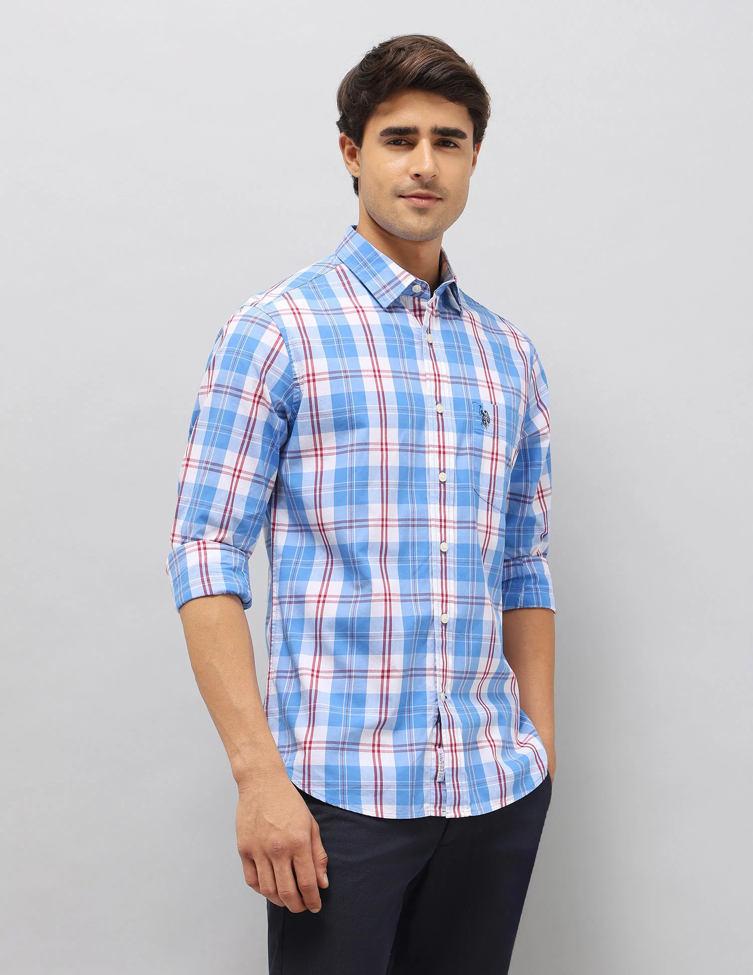 Plaid Checked Pure Cotton Shirt - Image 4