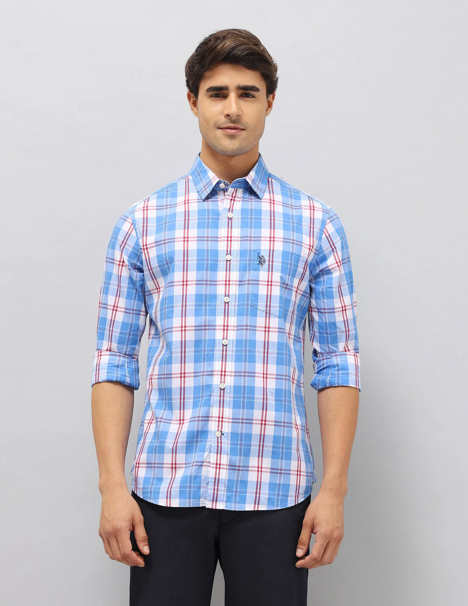 Plaid Checked Pure Cotton Shirt - Image 6