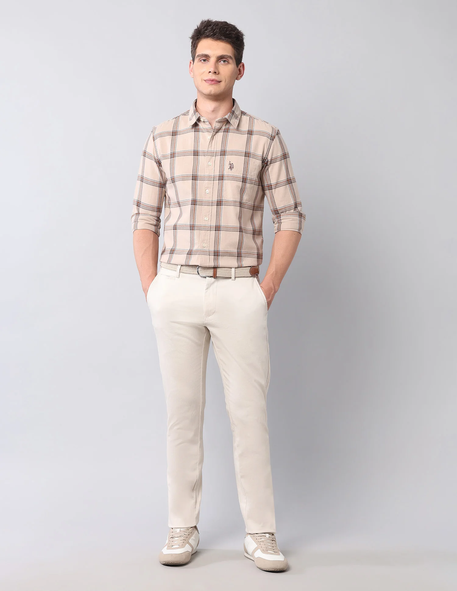 Plaid Checked Pure Cotton Shirt - Image 3