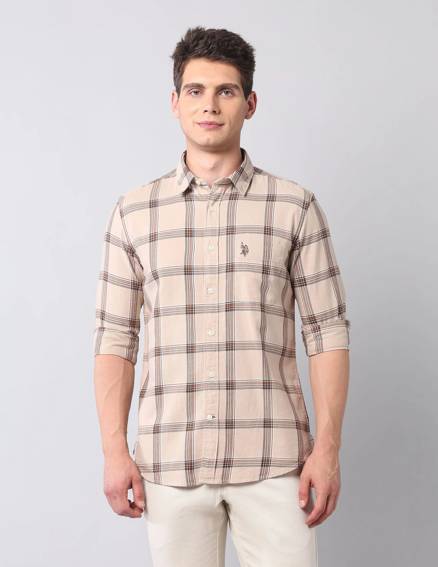 Plaid Checked Pure Cotton Shirt - Image 6