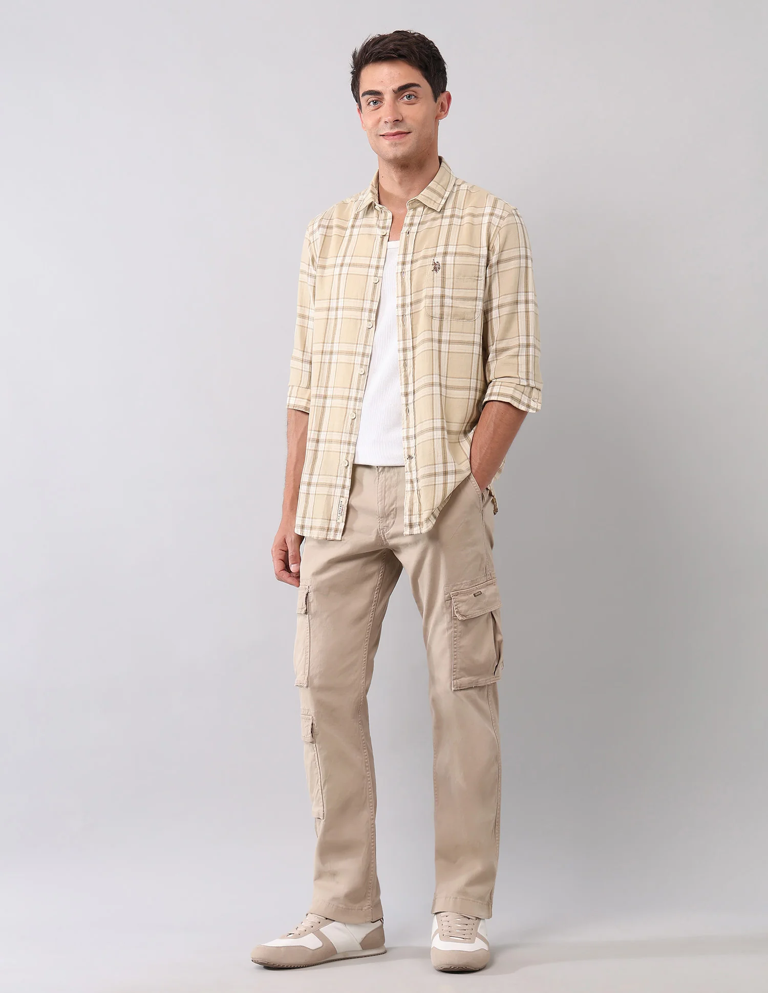 Plaid Checked Pure Cotton Shirt - Image 3