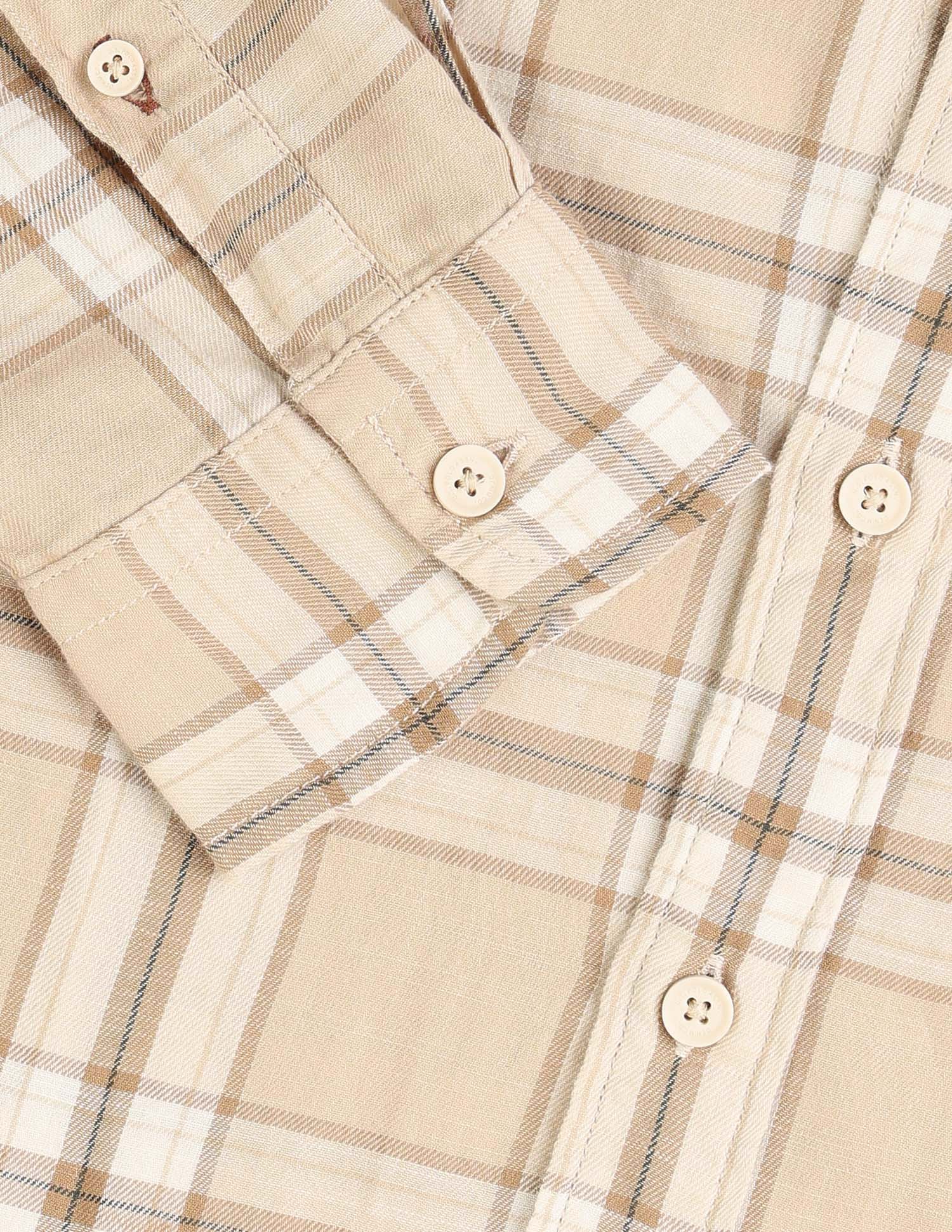 Plaid Checked Pure Cotton Shirt - Image 8