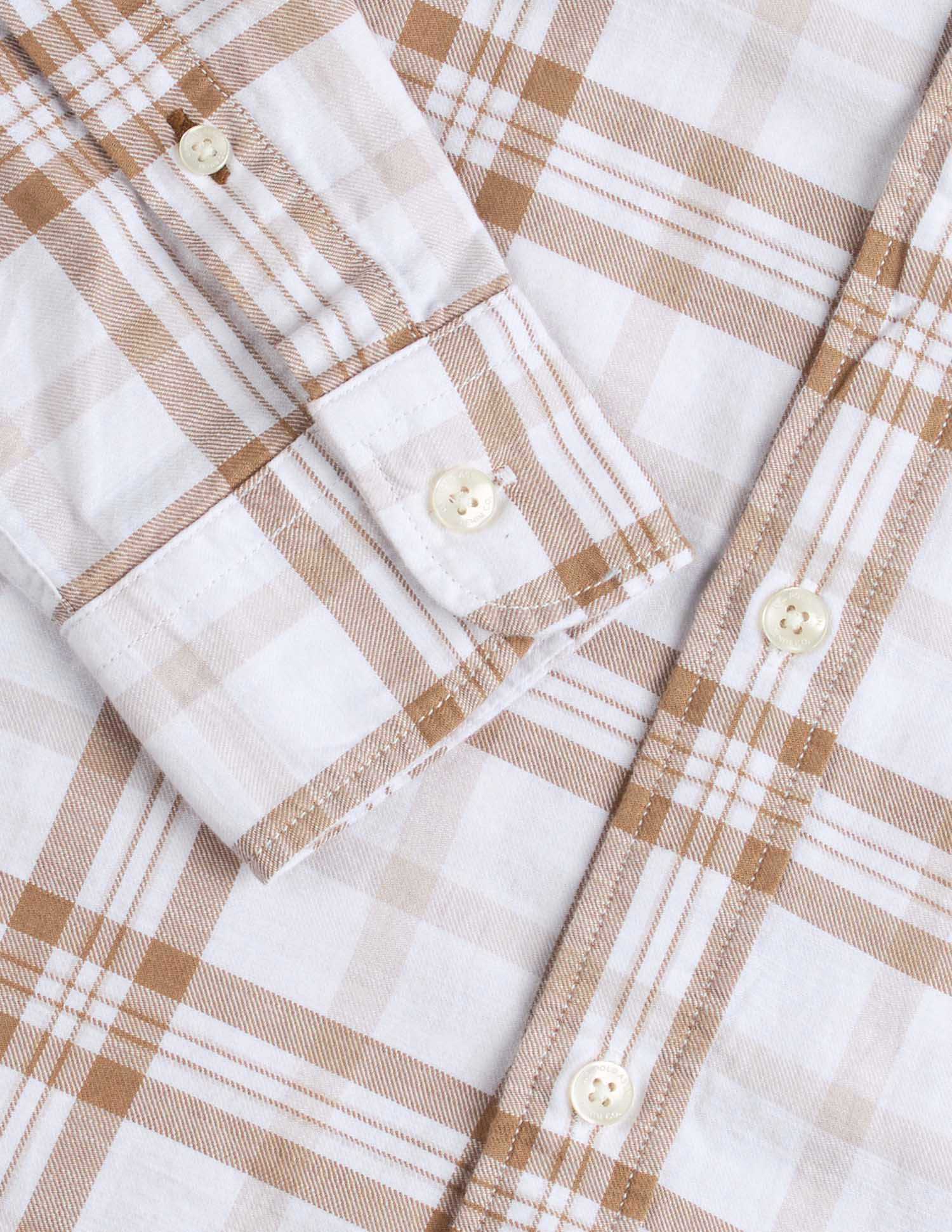Plaid Checked Pure Cotton Shirt - Image 8
