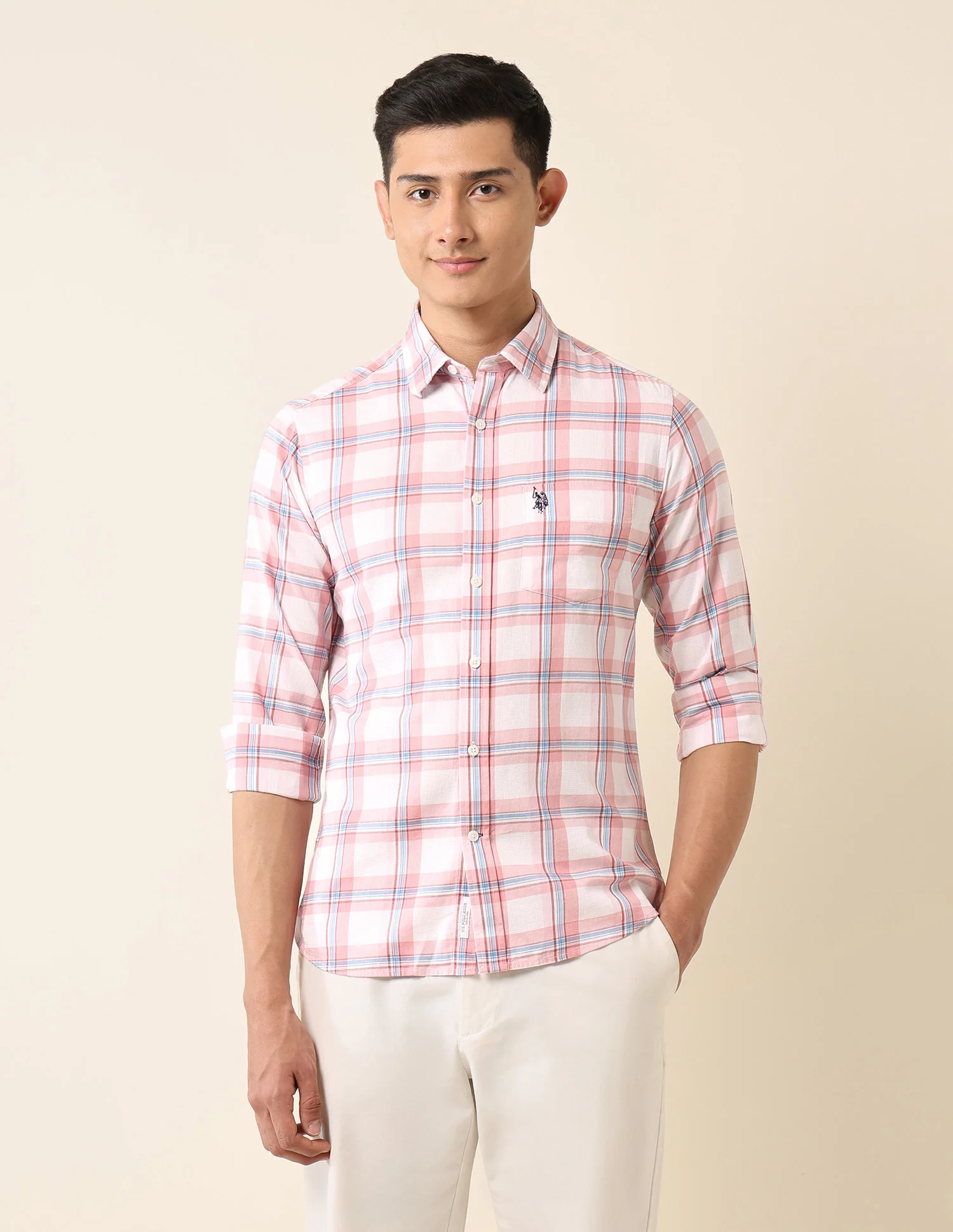 Plaid Checked Pure Cotton Shirt - Image 6