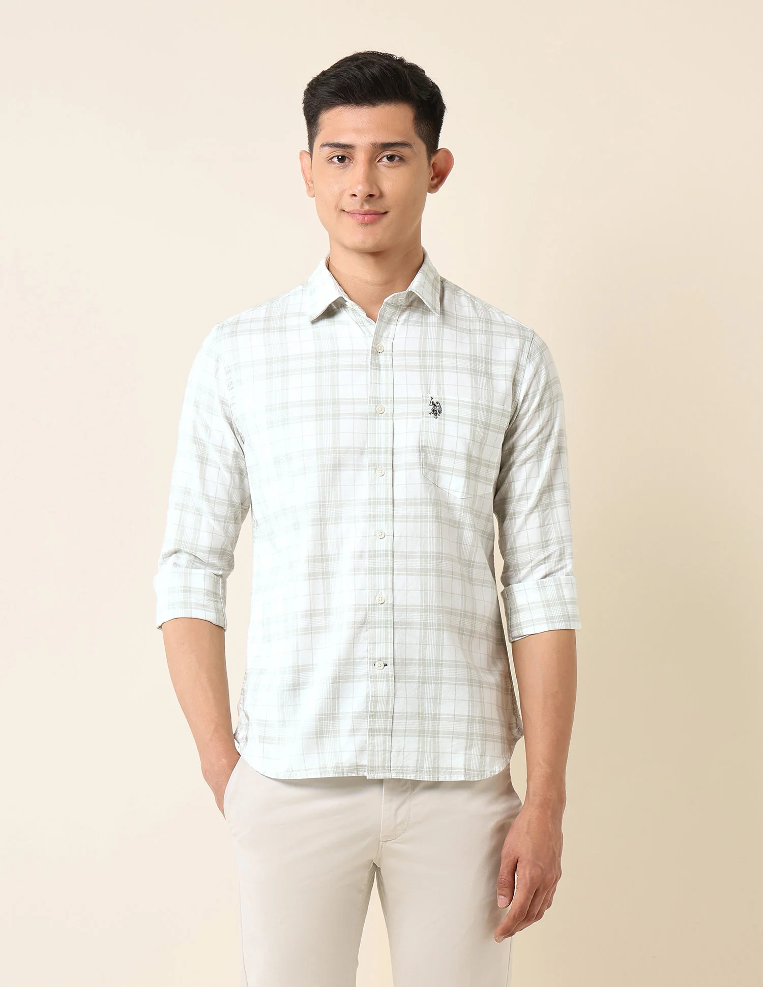 Plaid Checked Pure Cotton Shirt - Image 6