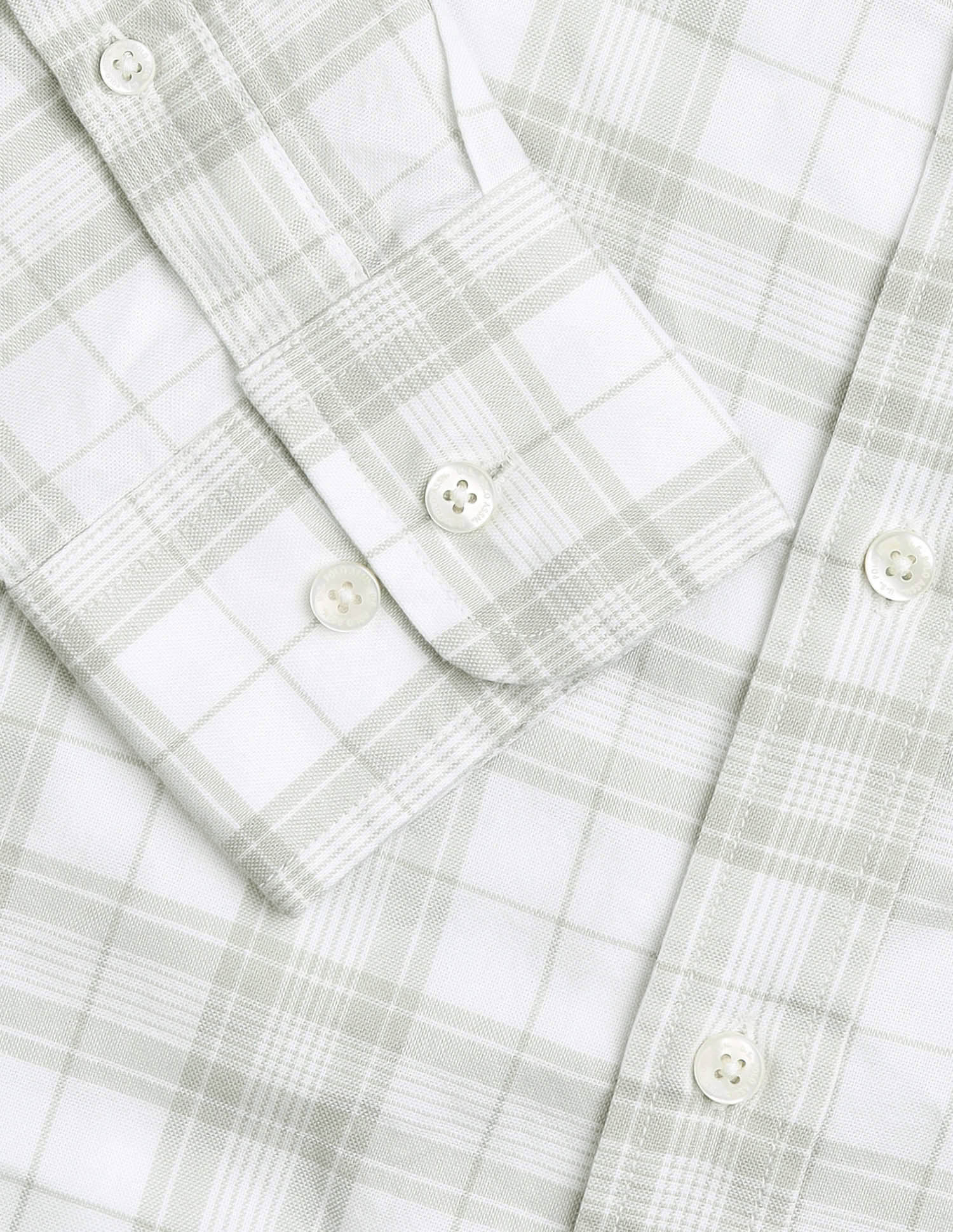 Plaid Checked Pure Cotton Shirt - Image 8