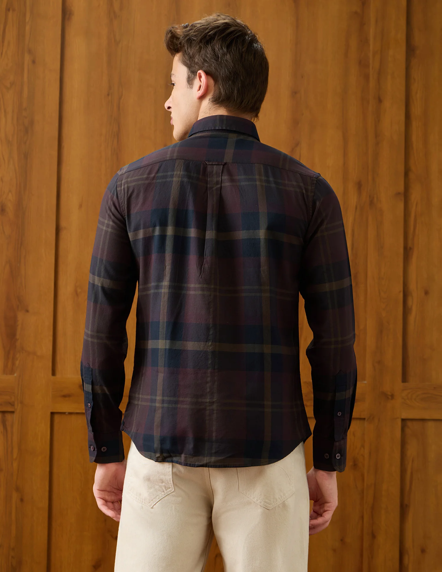 Plaid Checked Regular Fit Shirt - Image 5